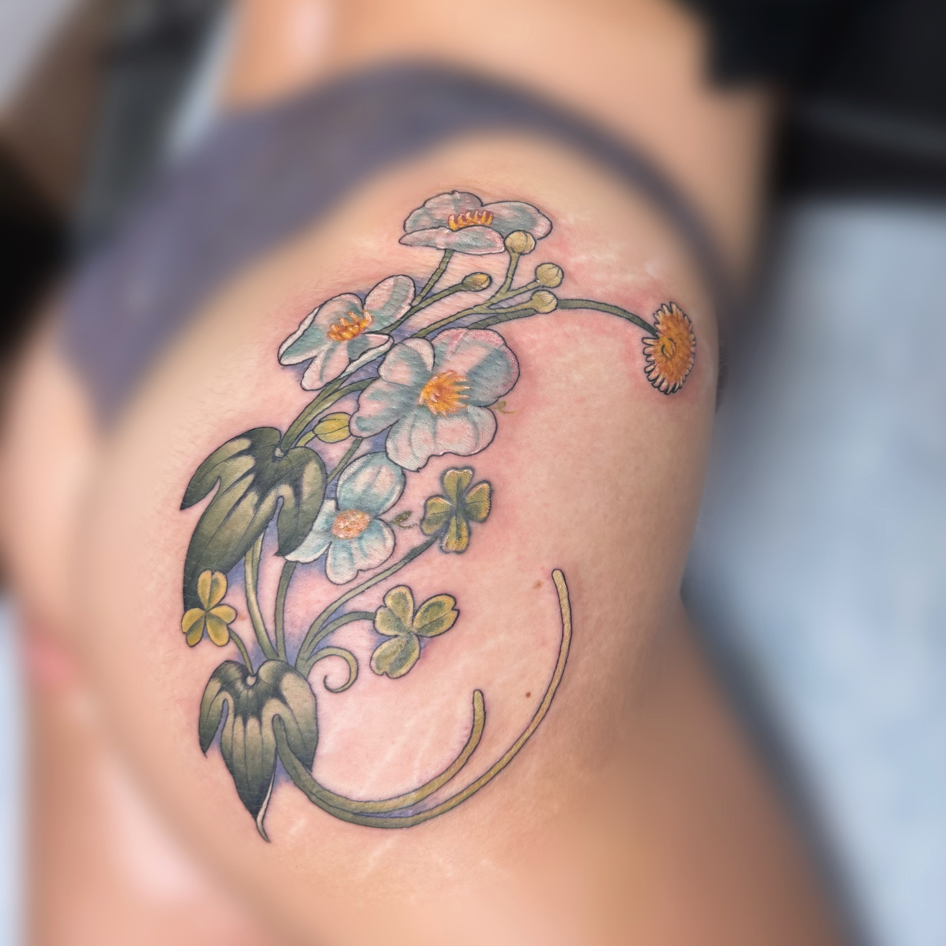 Tattoo by @some.mo.art — watercolor