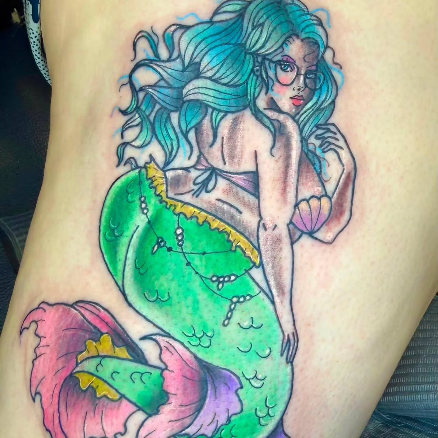 Tattoo by @lilithwhite2259 — new_school, realism