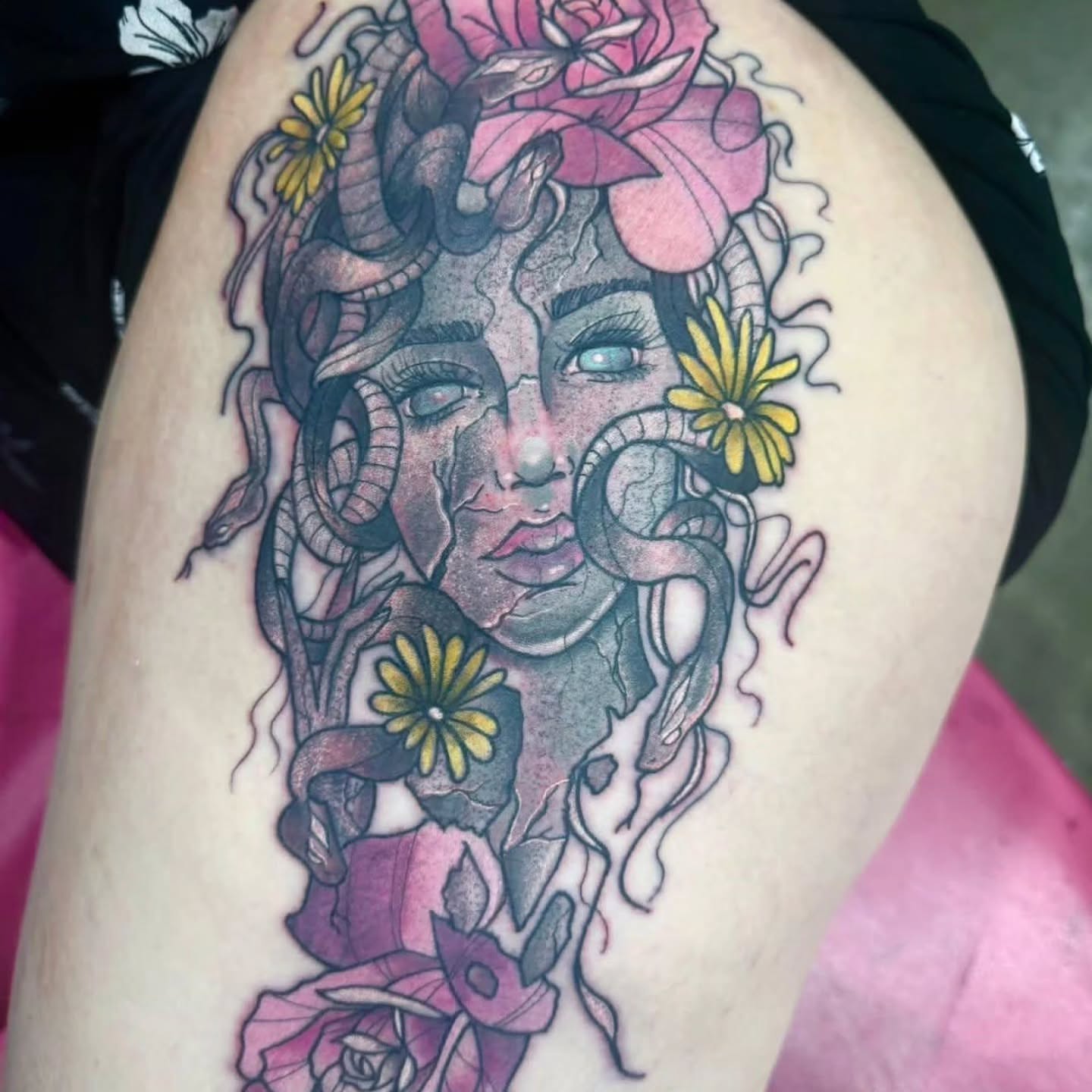 Tattoo by @lilithwhite2259 — neo_traditional, realism