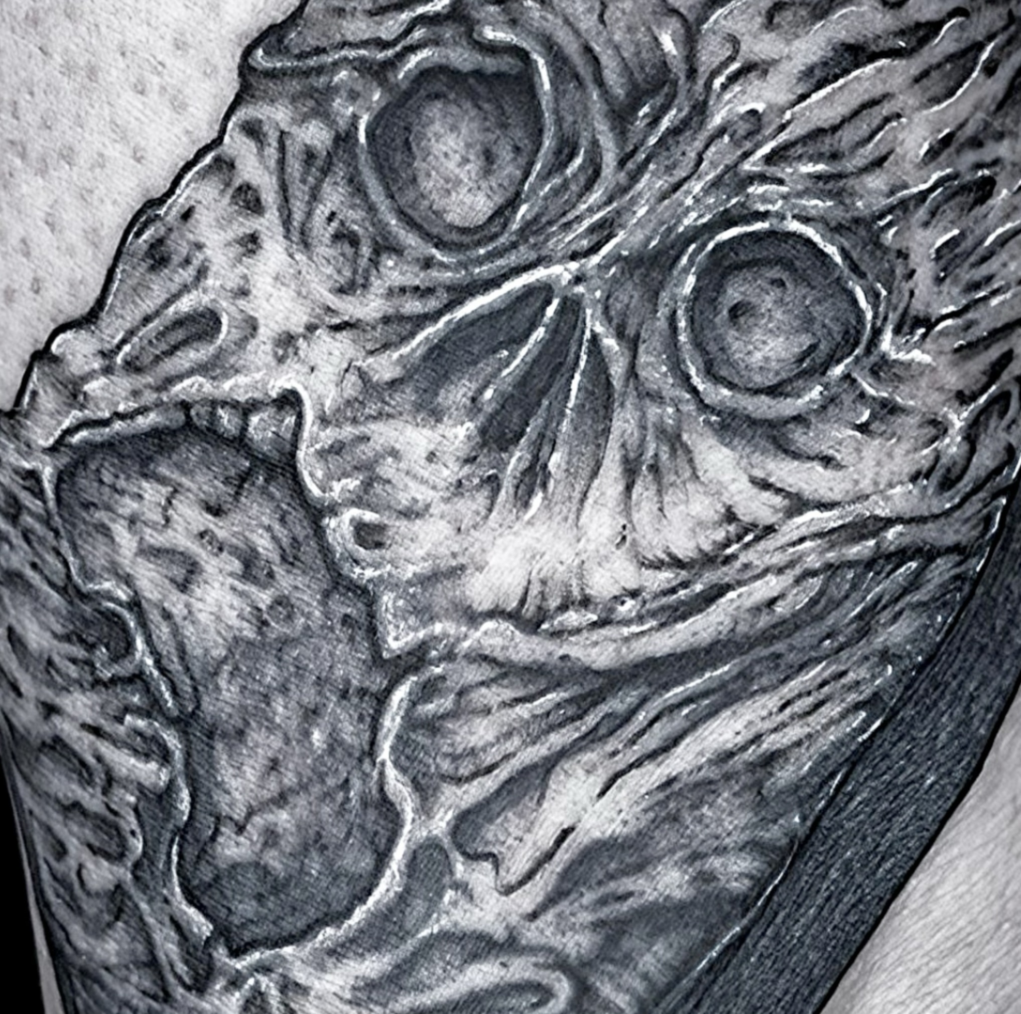 Tattoo by @creightonemrick — black_and_grey, realism
