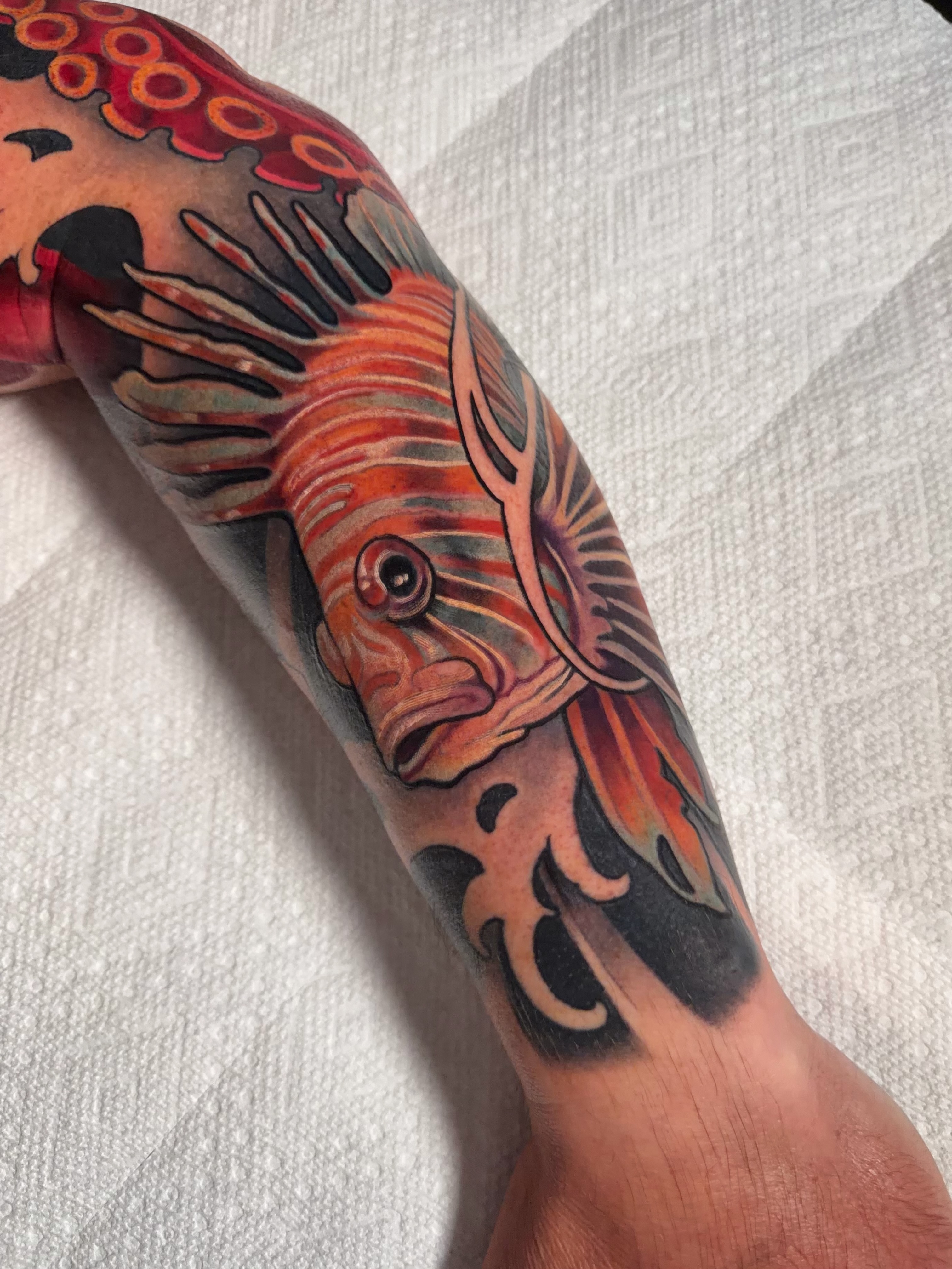 Tattoo by @miloalfring — american_traditional, realism