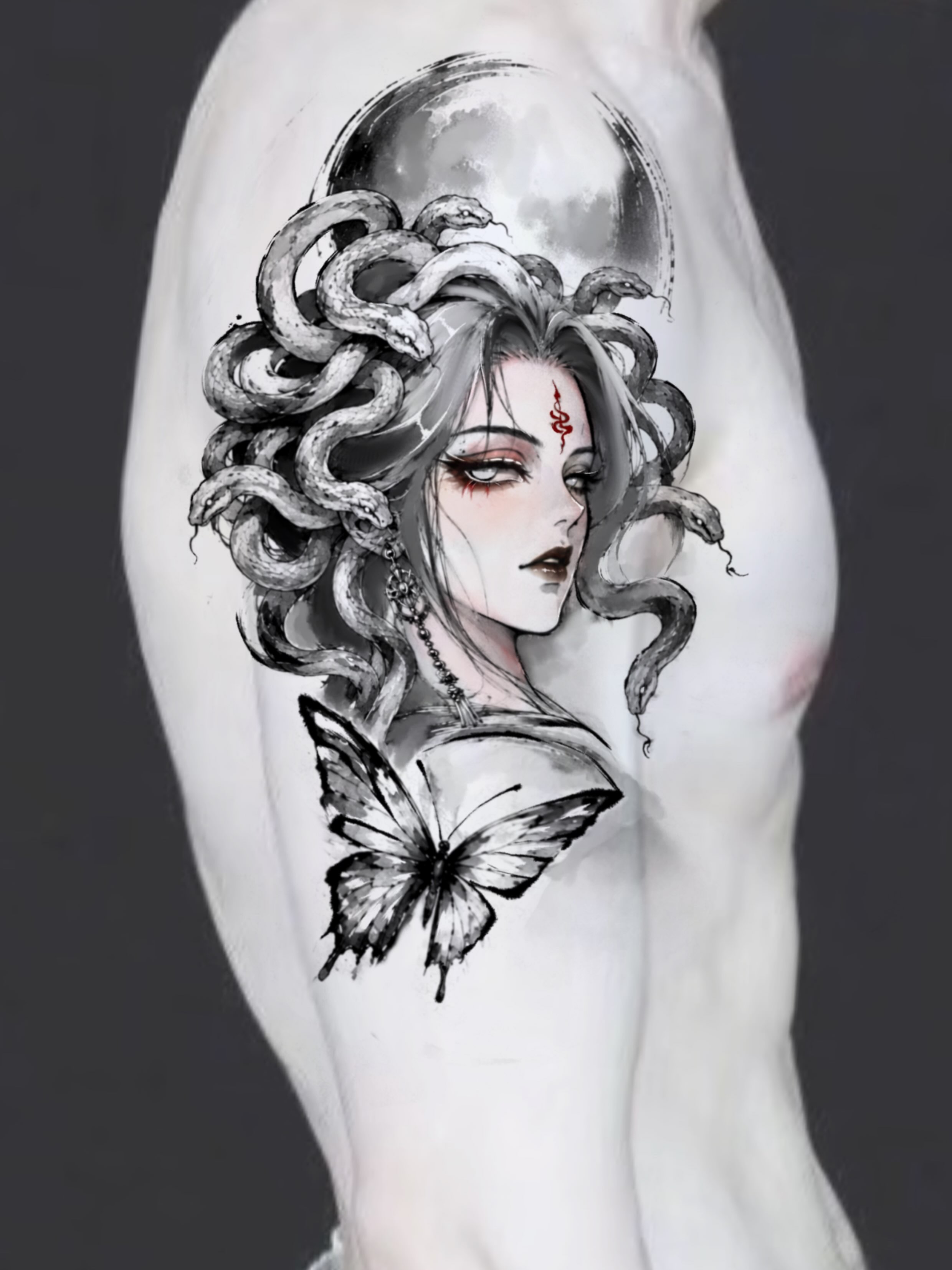 Tattoo by @tattooist_lionel β black_and_grey, realism