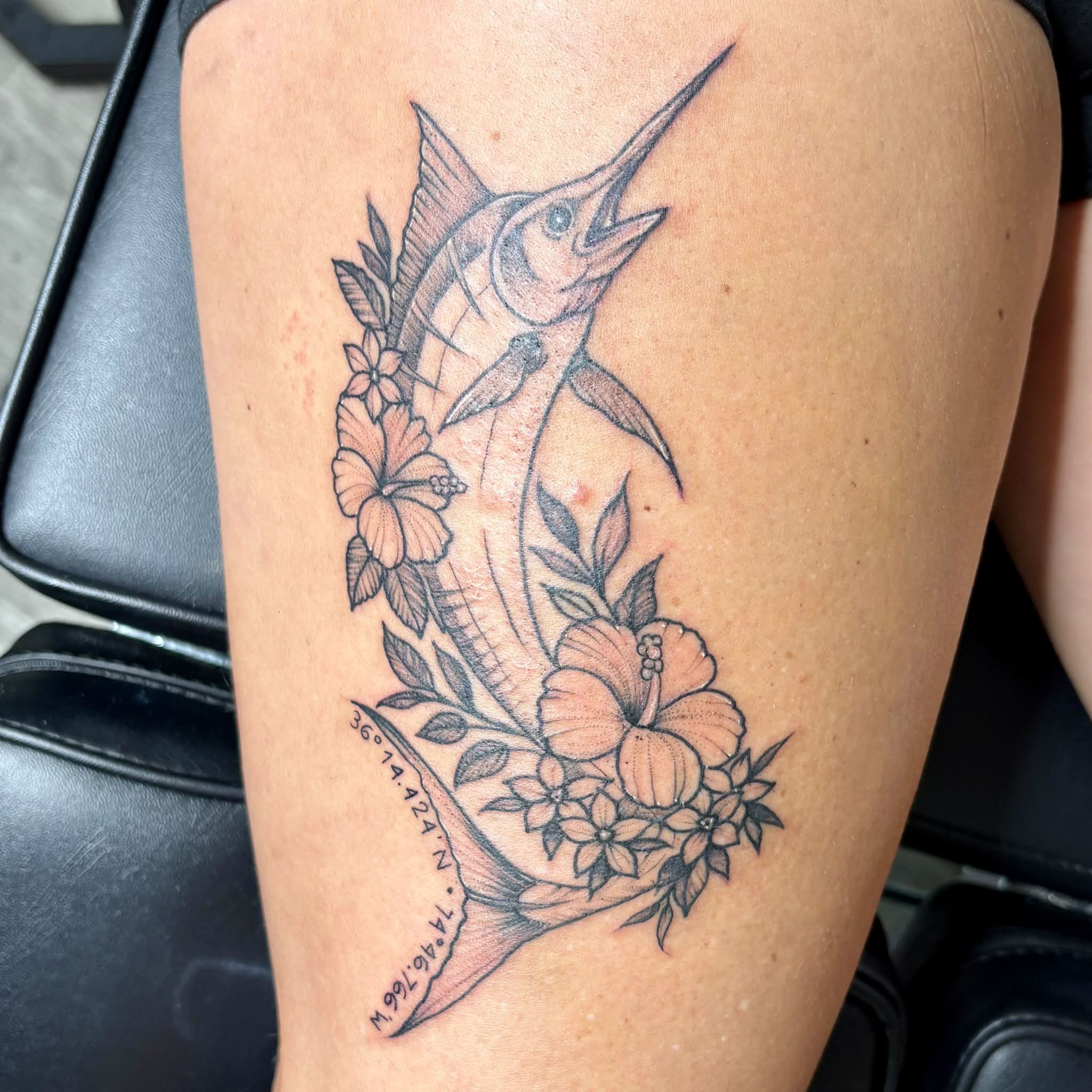 Tattoo by @danidemoart — black_and_grey