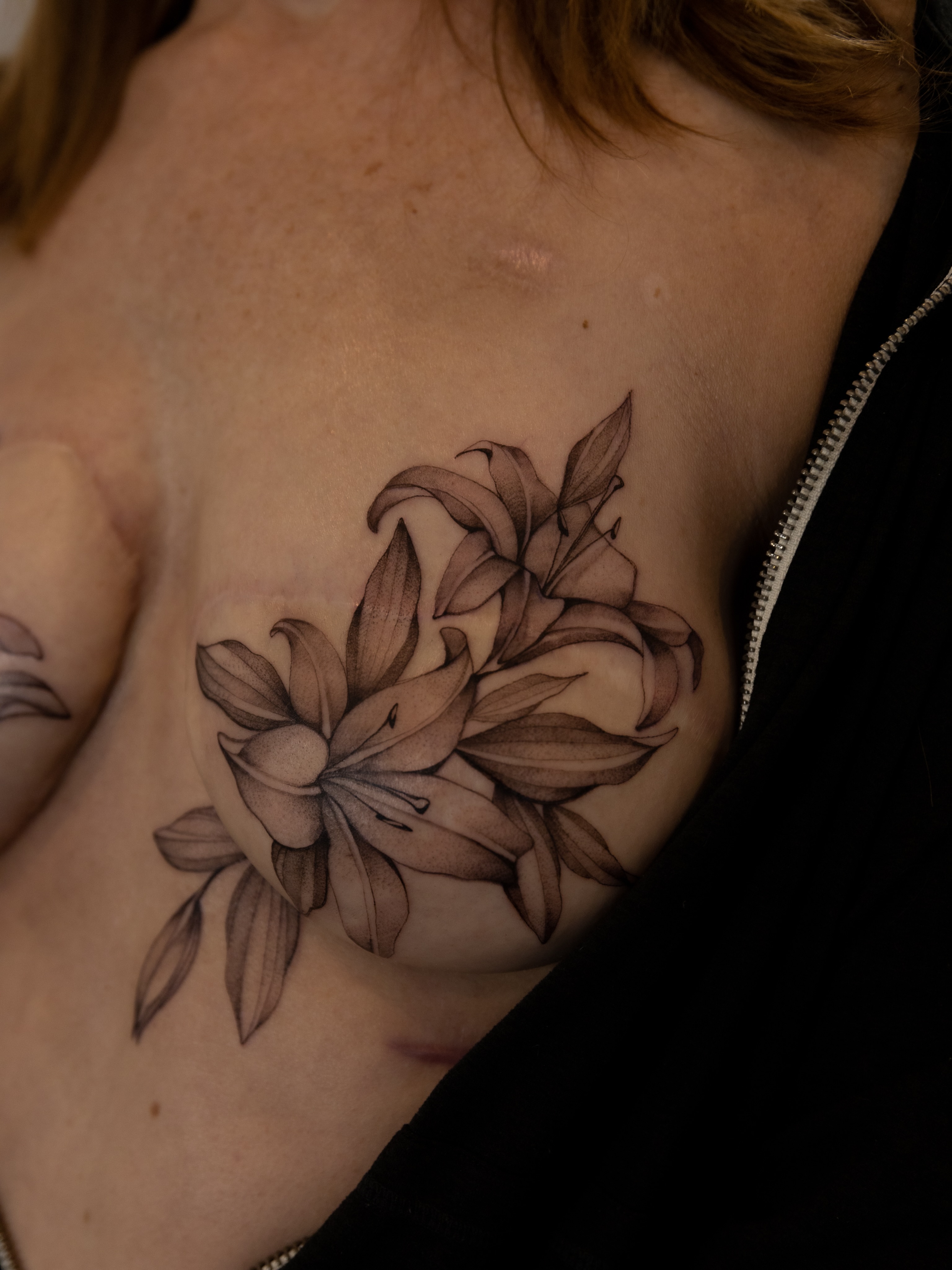 Tattoo by @trueedenstudio — black_and_grey