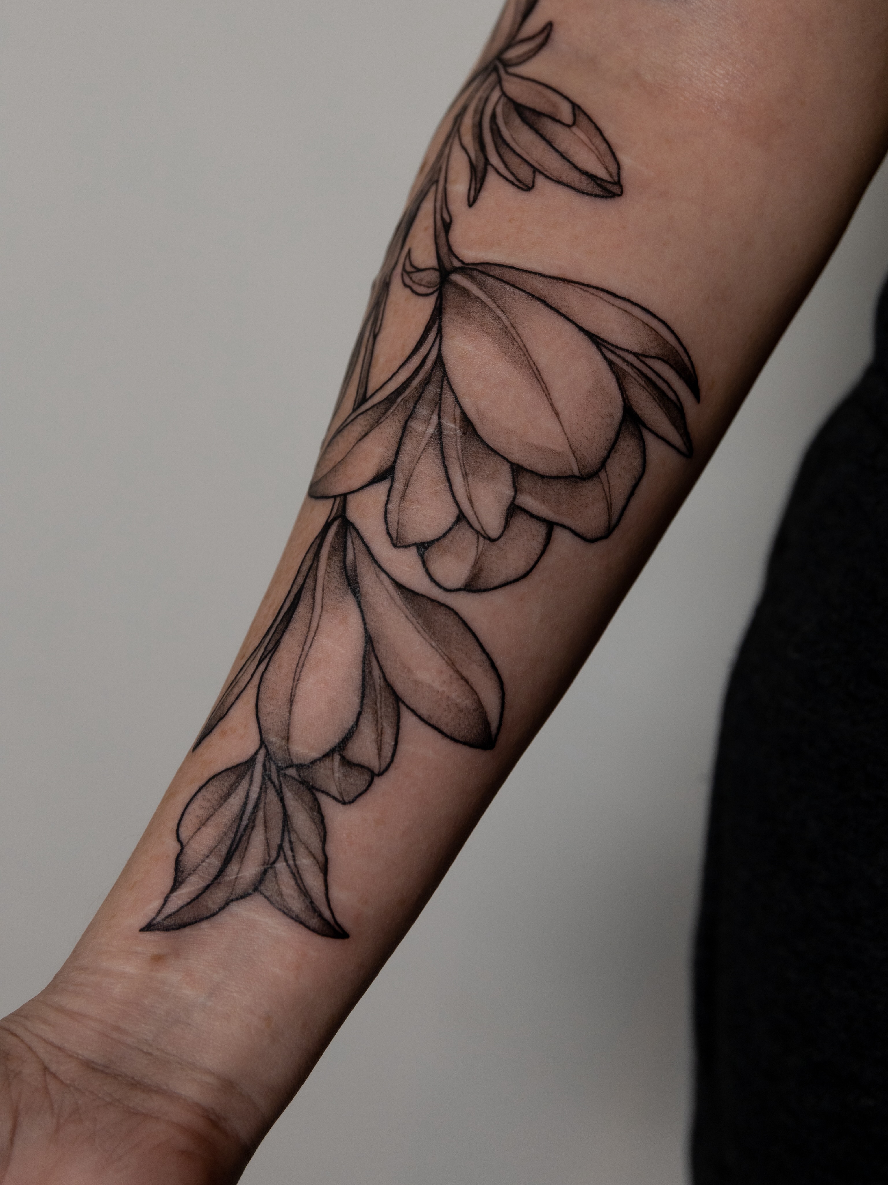 Tattoo by @trueedenstudio — black_and_grey