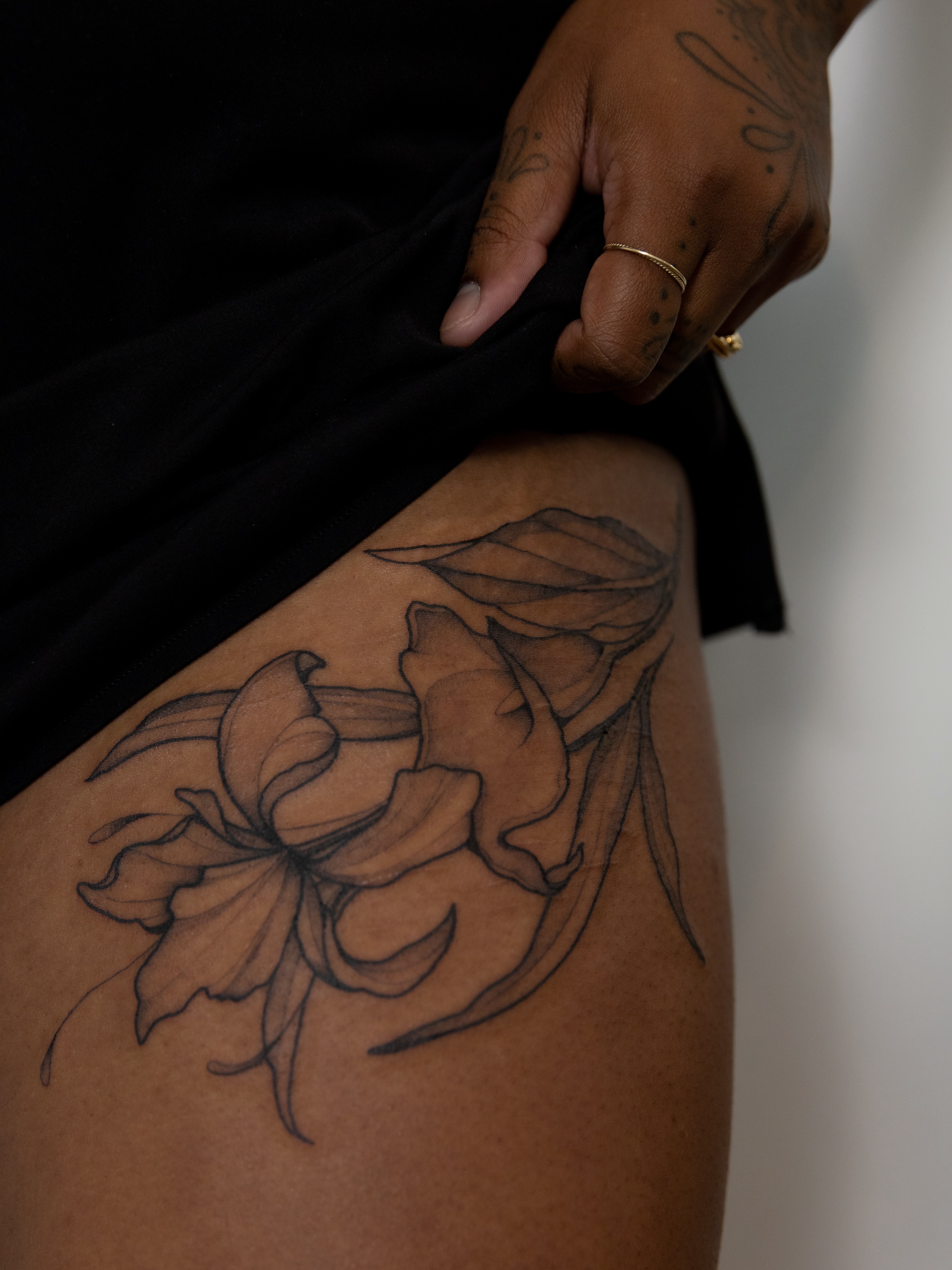 Tattoo by @trueedenstudio — black_and_grey