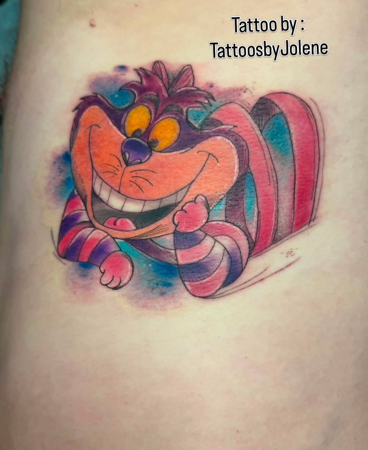 Tattoo by @nostalgiainks — watercolor