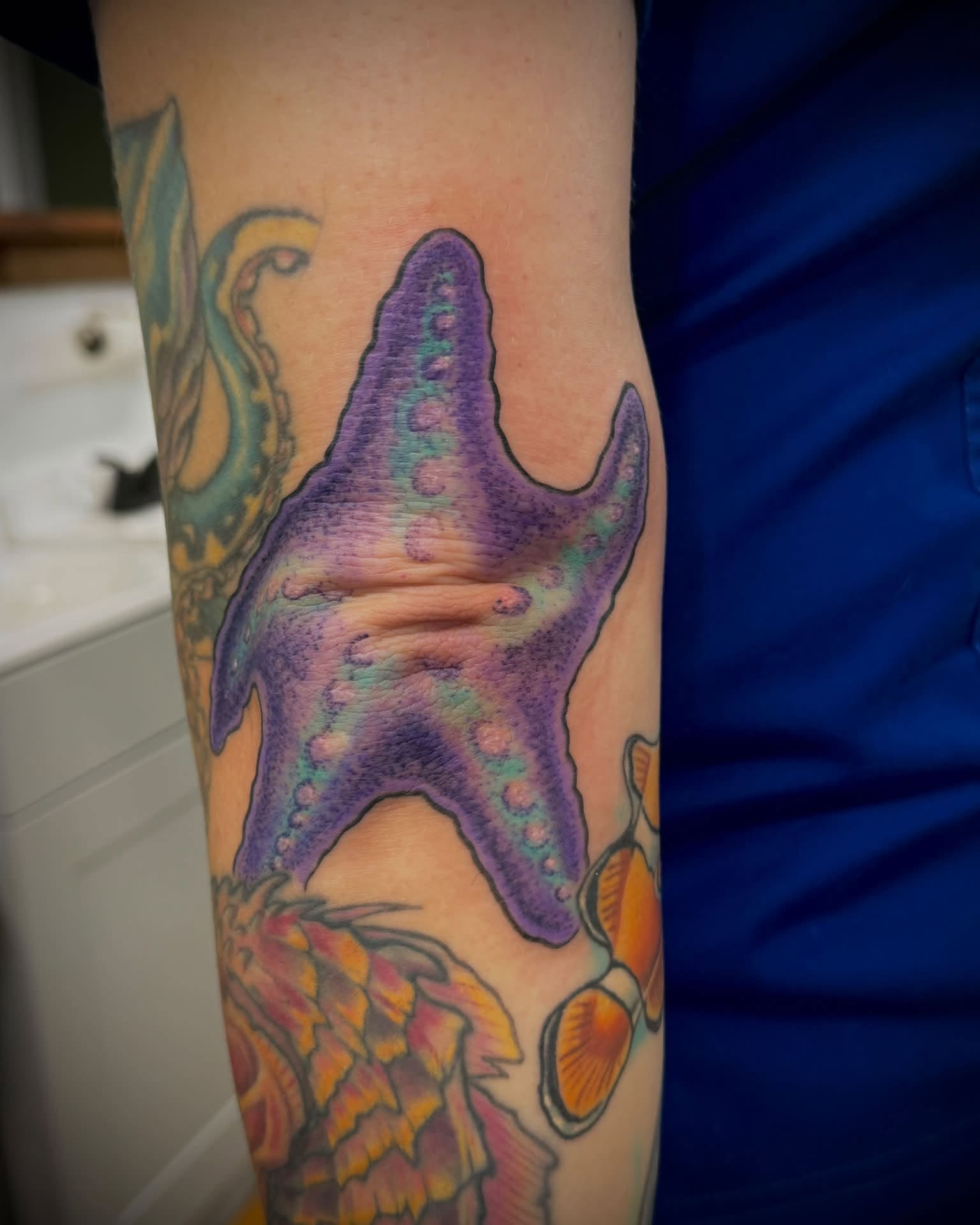 Tattoo by @moon_lit_tattoos — dotwork