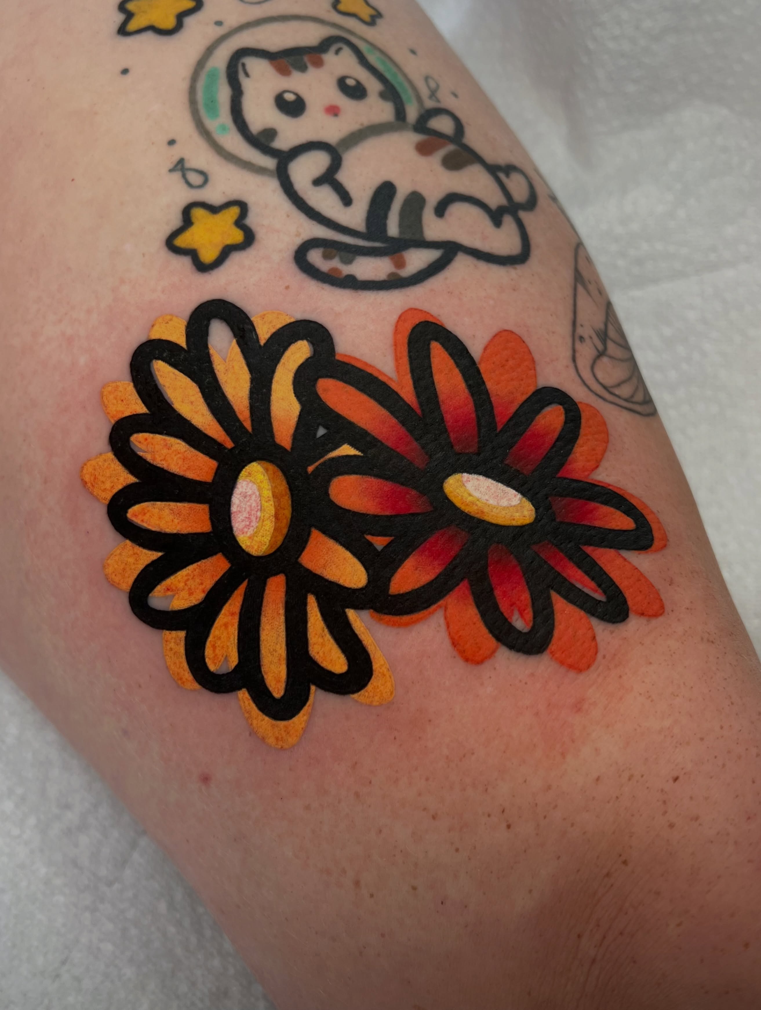 Tattoo by @mbakertattoo โ new_school, watercolor