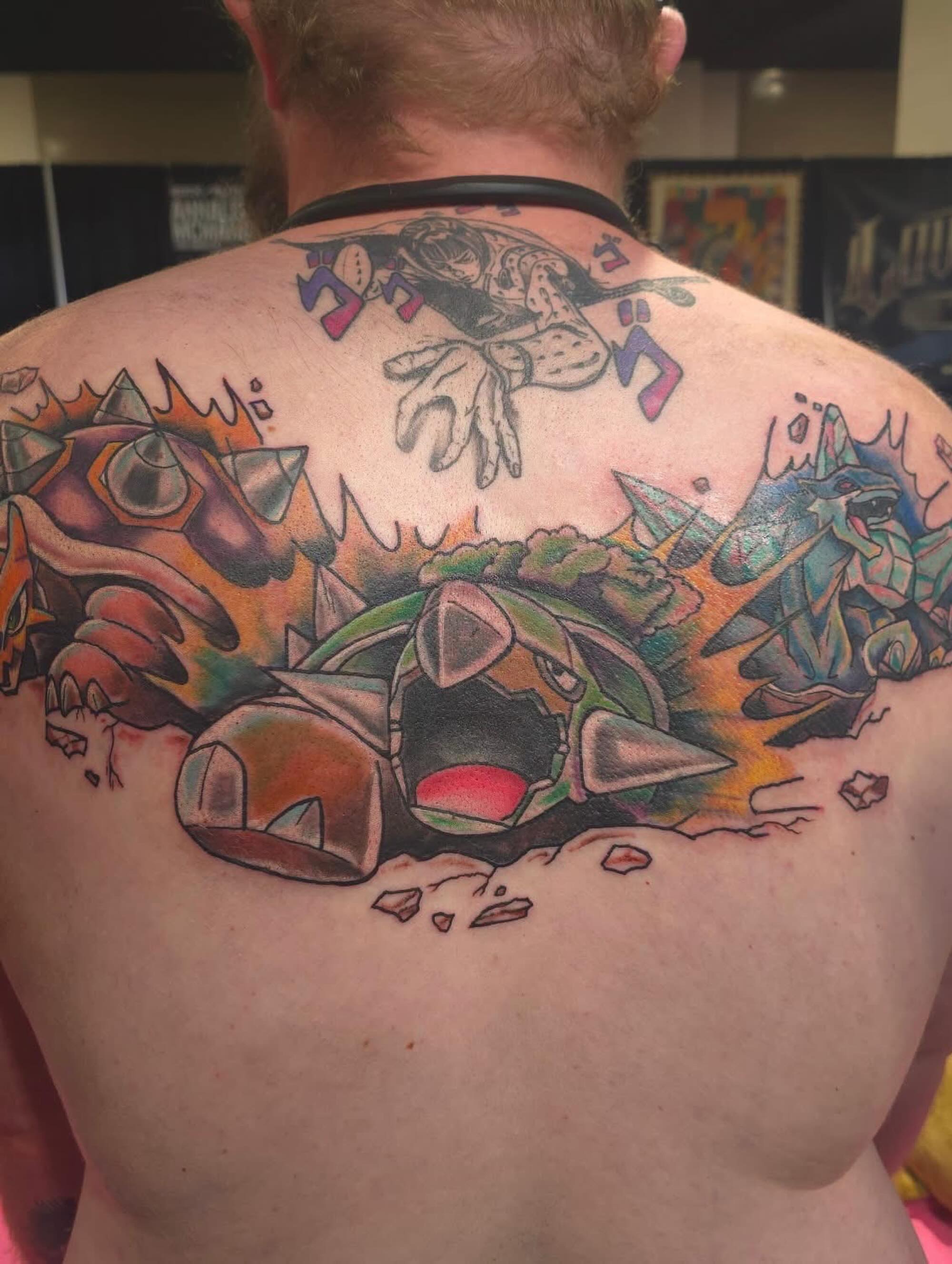 Tattoo by @pimp.myhide — geometric, dotwork