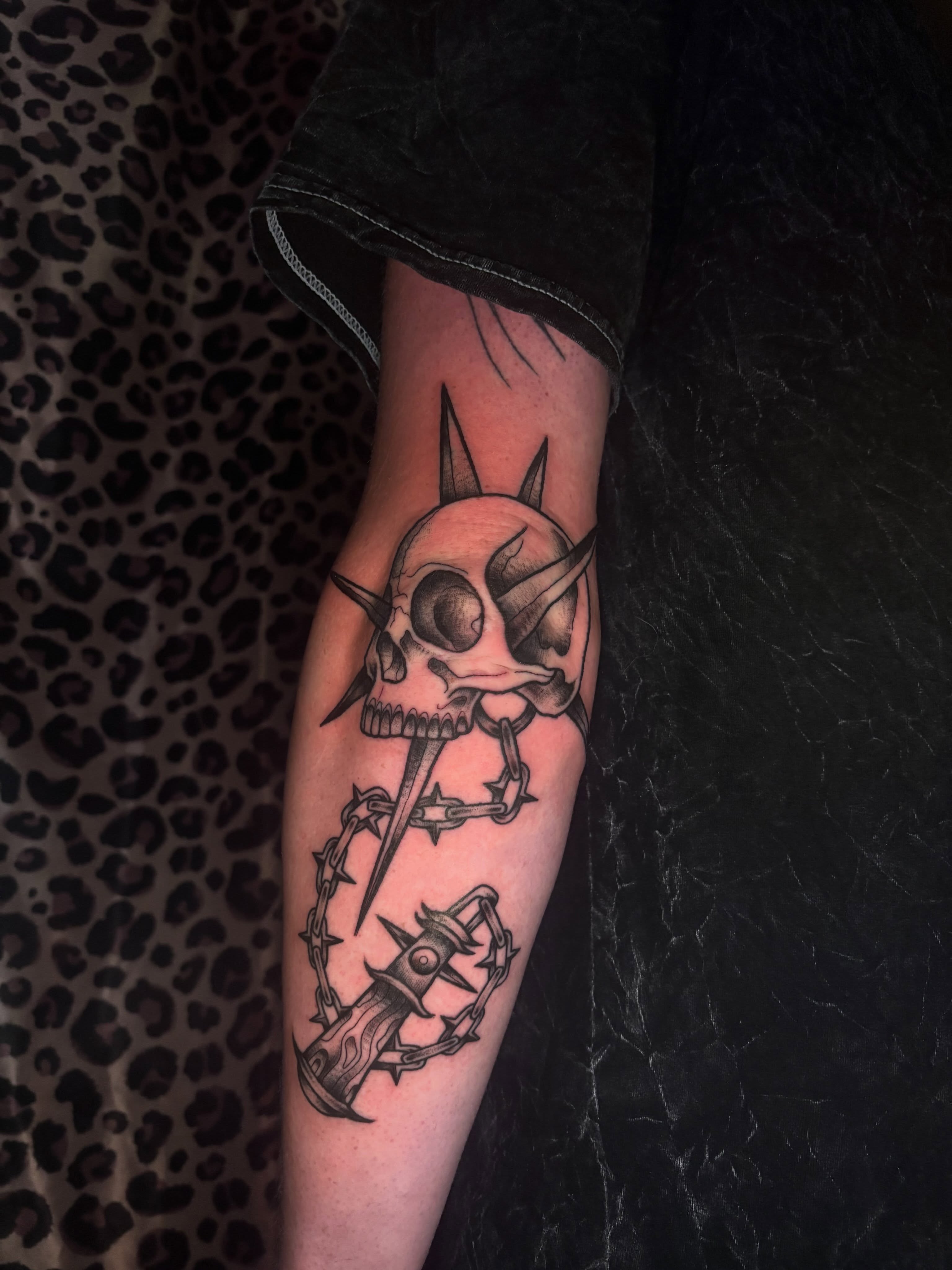 Tattoo by @tattoosbyemilyruth — black_and_grey, dark_realism