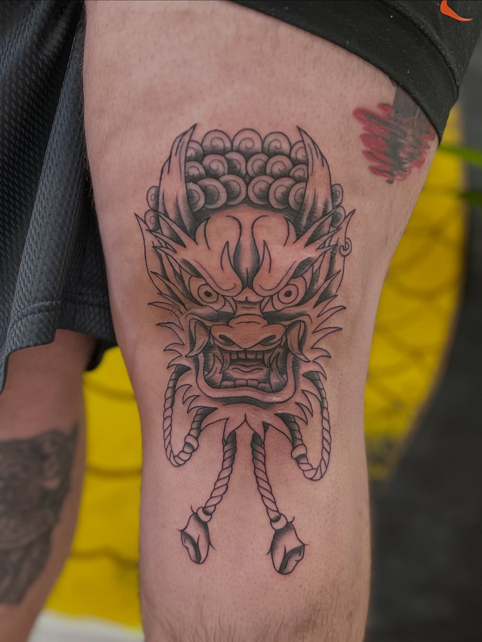 Tattoo by @morganeden.tattoos — black_and_grey