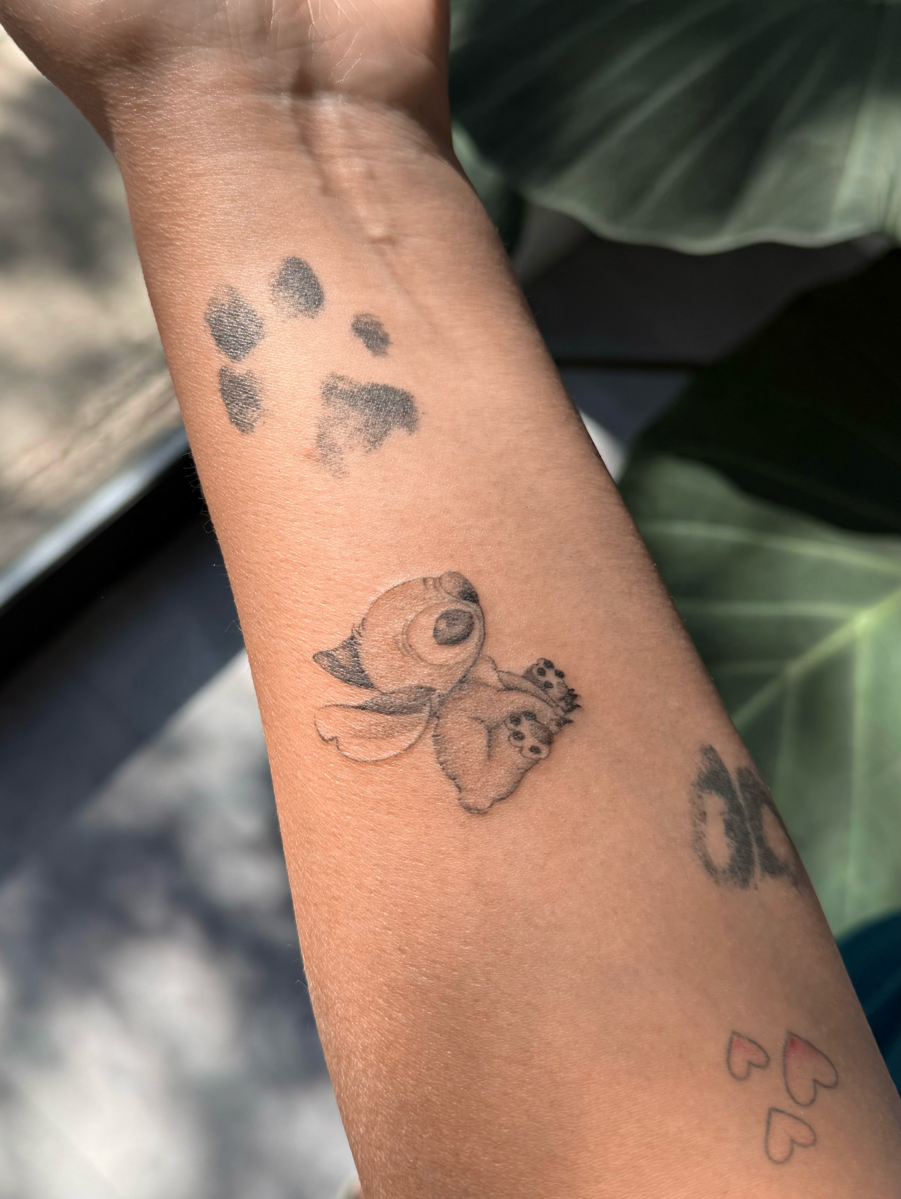 Tattoo by @pomaikai.artistry — dotwork, black_and_grey