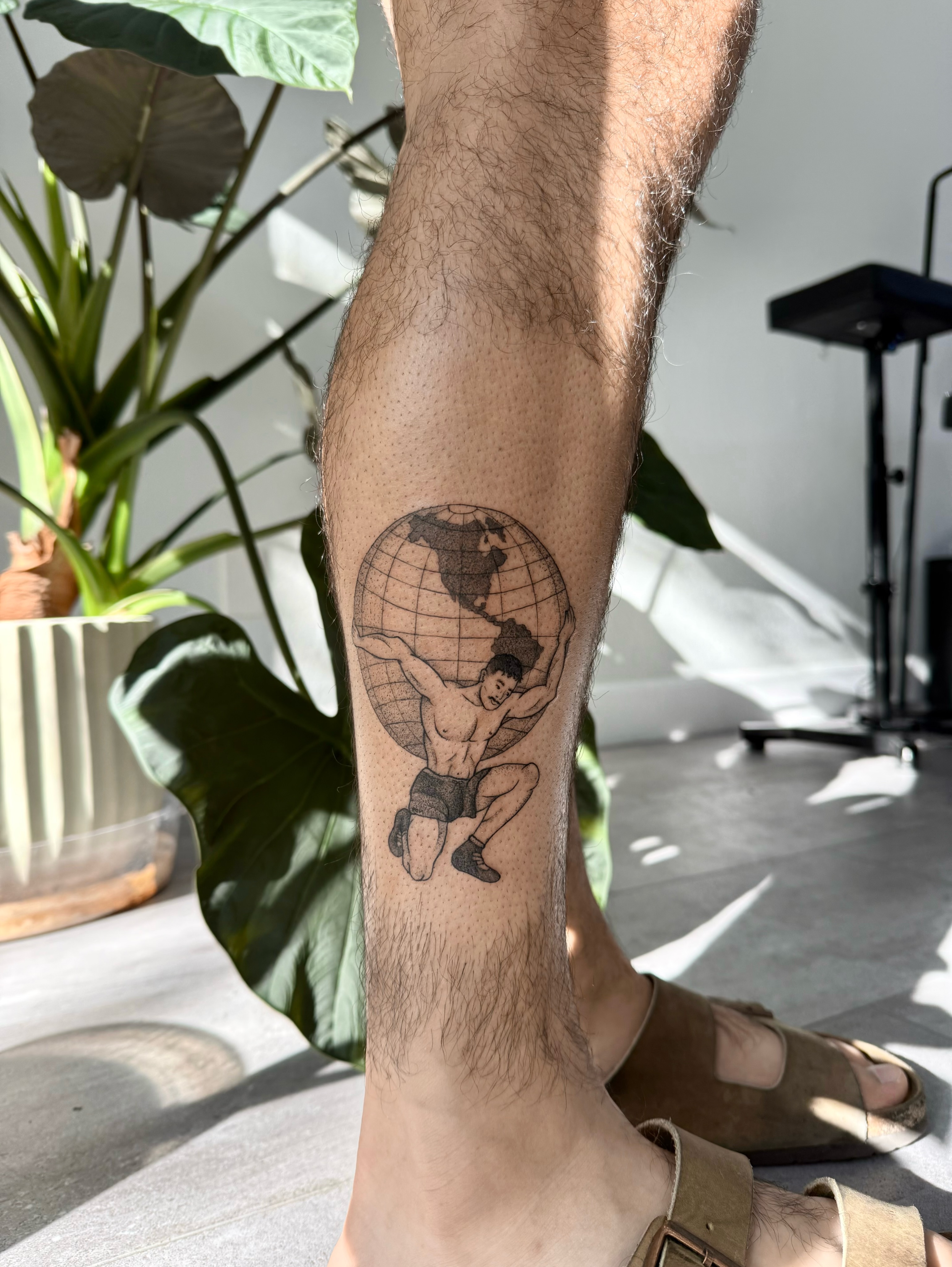 Tattoo by @pomaikai.artistry — black_and_grey