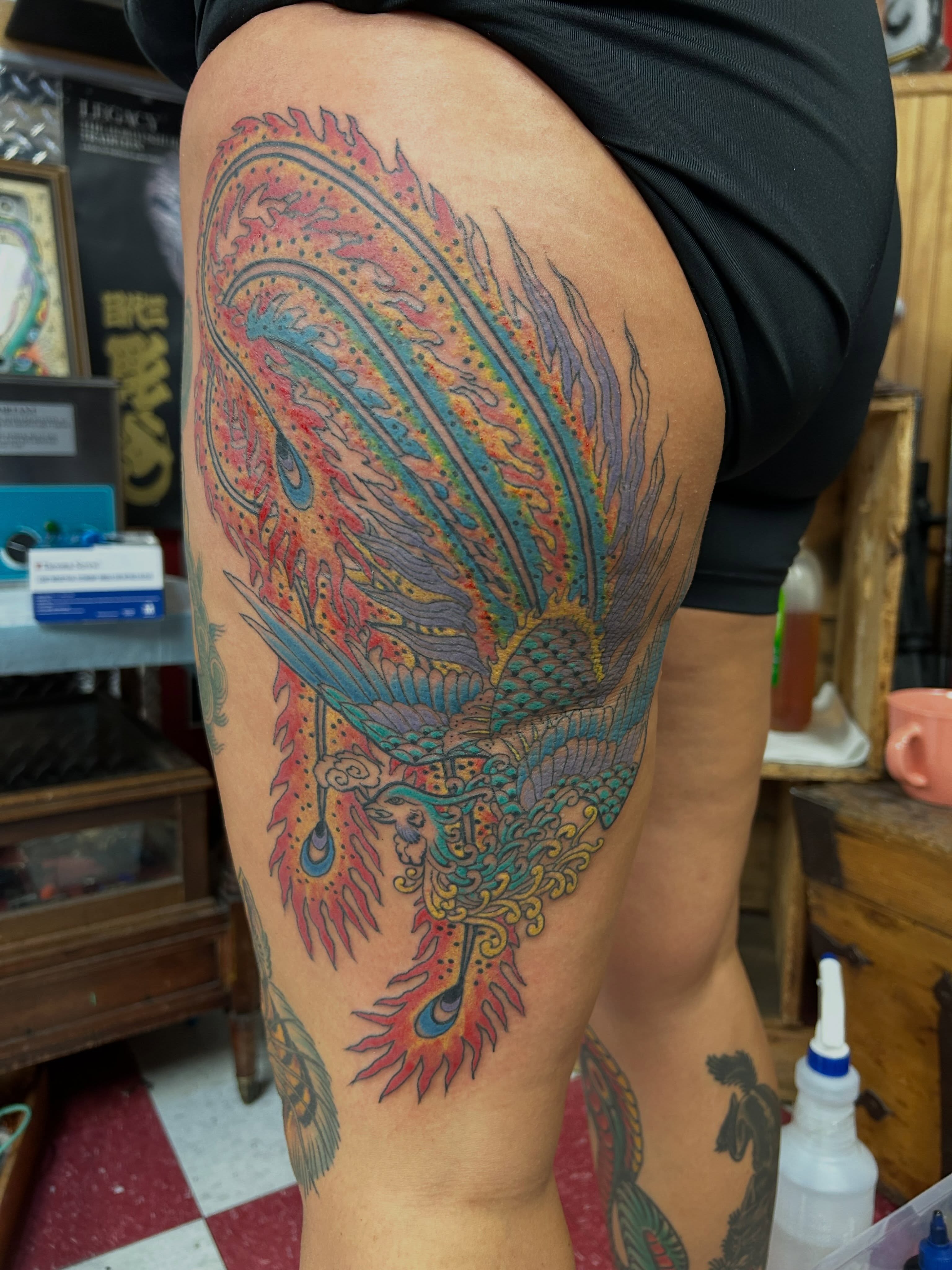 Tattoo by @jimrosal — new_school, dotwork