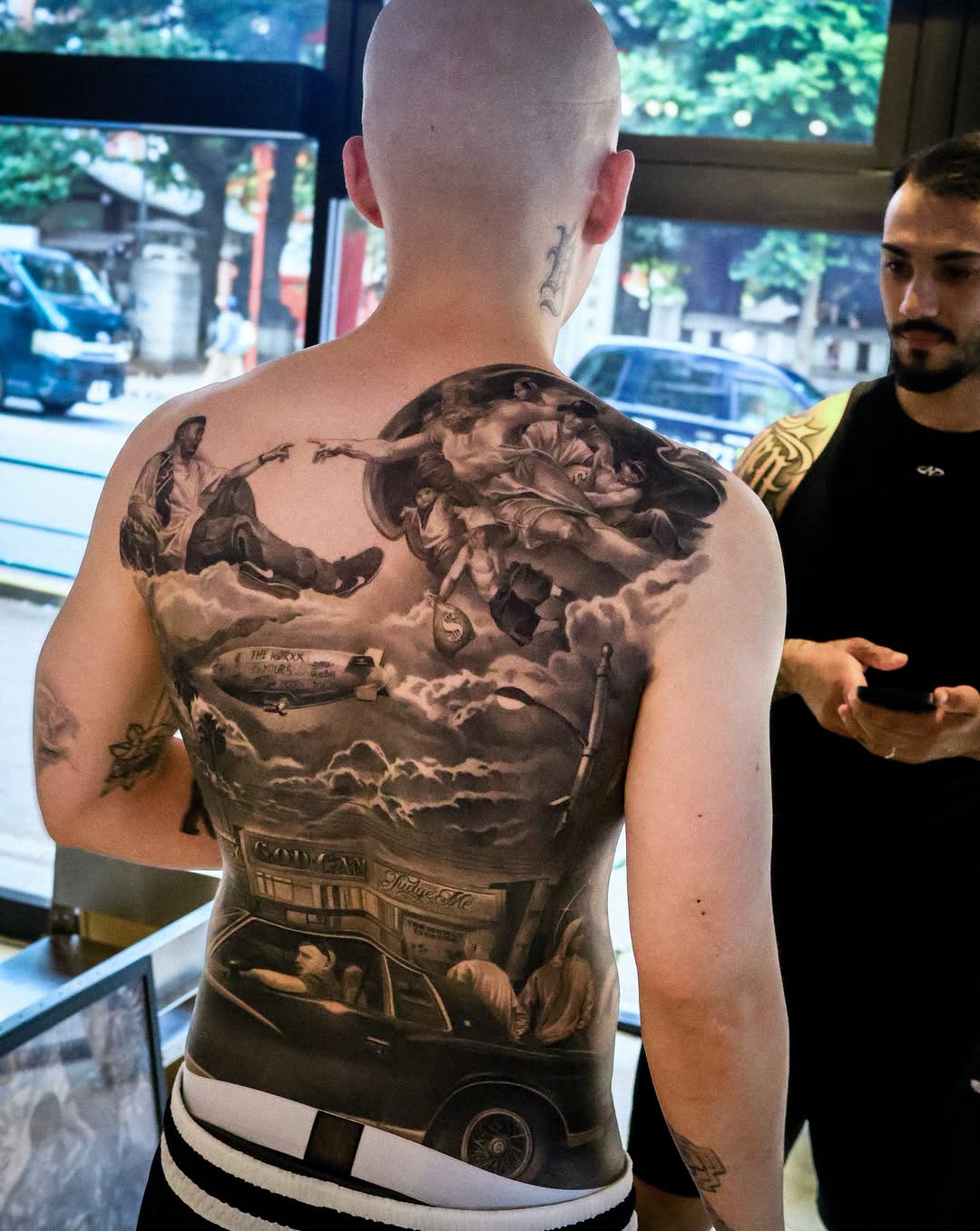 Tattoo by @hudiny_tattoo — realism, black_and_grey