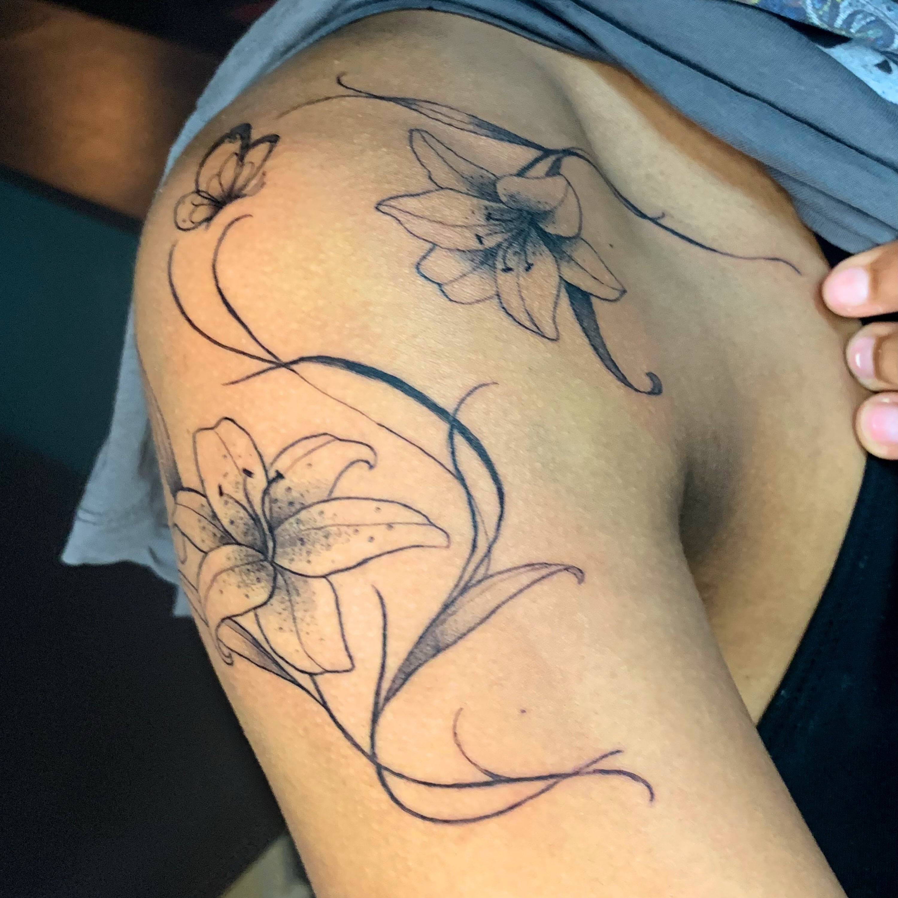 Tattoo by @kerostene — black_and_grey