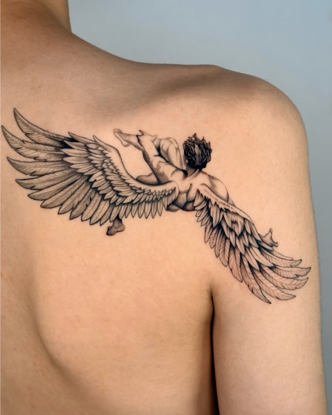 Tattoo by @blanc_inks — black_and_grey