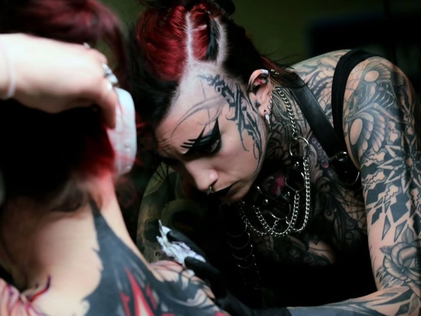 Tattoo artist American traditional tattoo on the torso by Kelsey Lorrae, Ankeny, Iowa