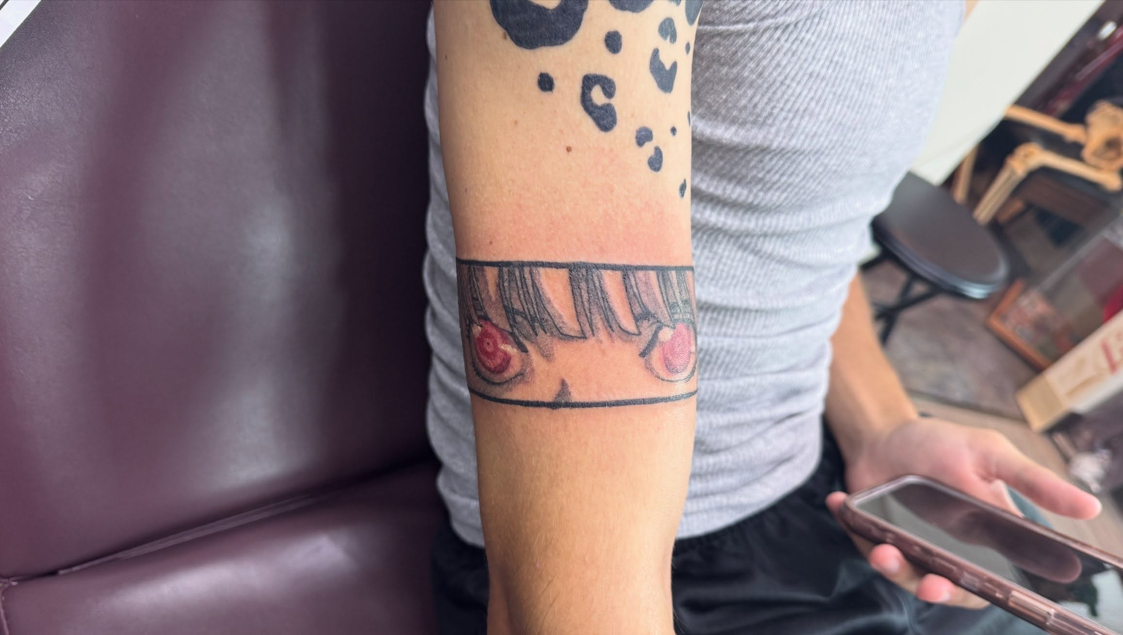 Tattoo by @tattoosbydizzy — black_and_grey