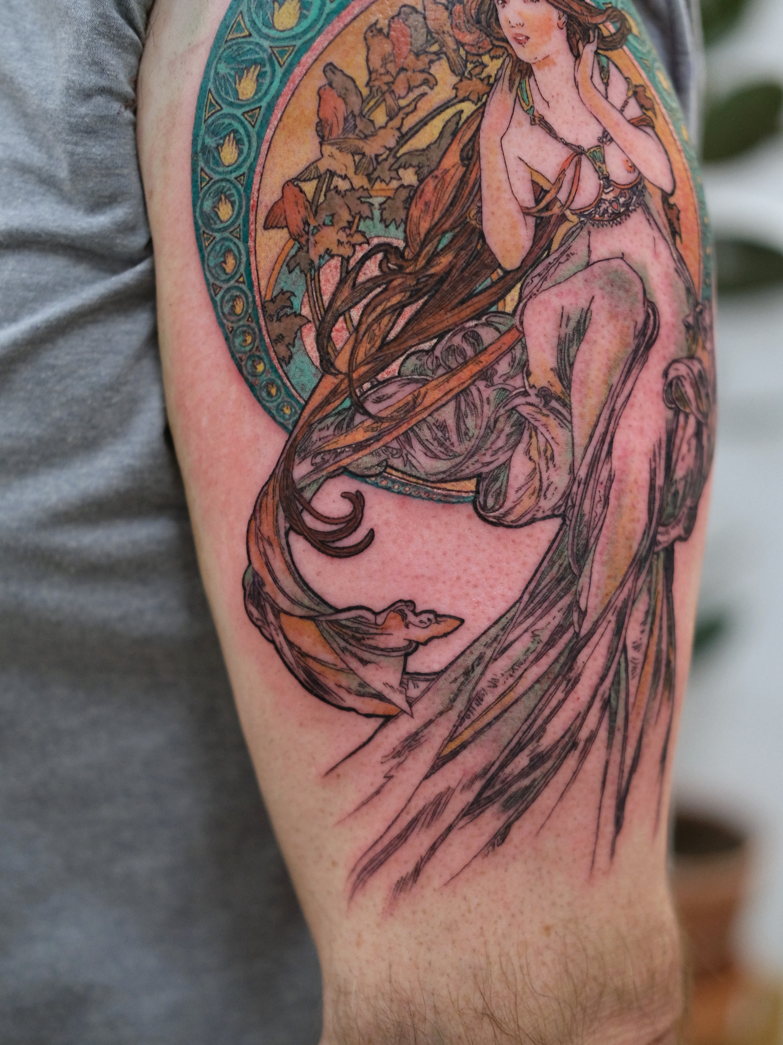 Tattoo by @jieminart — illustrative, new_school