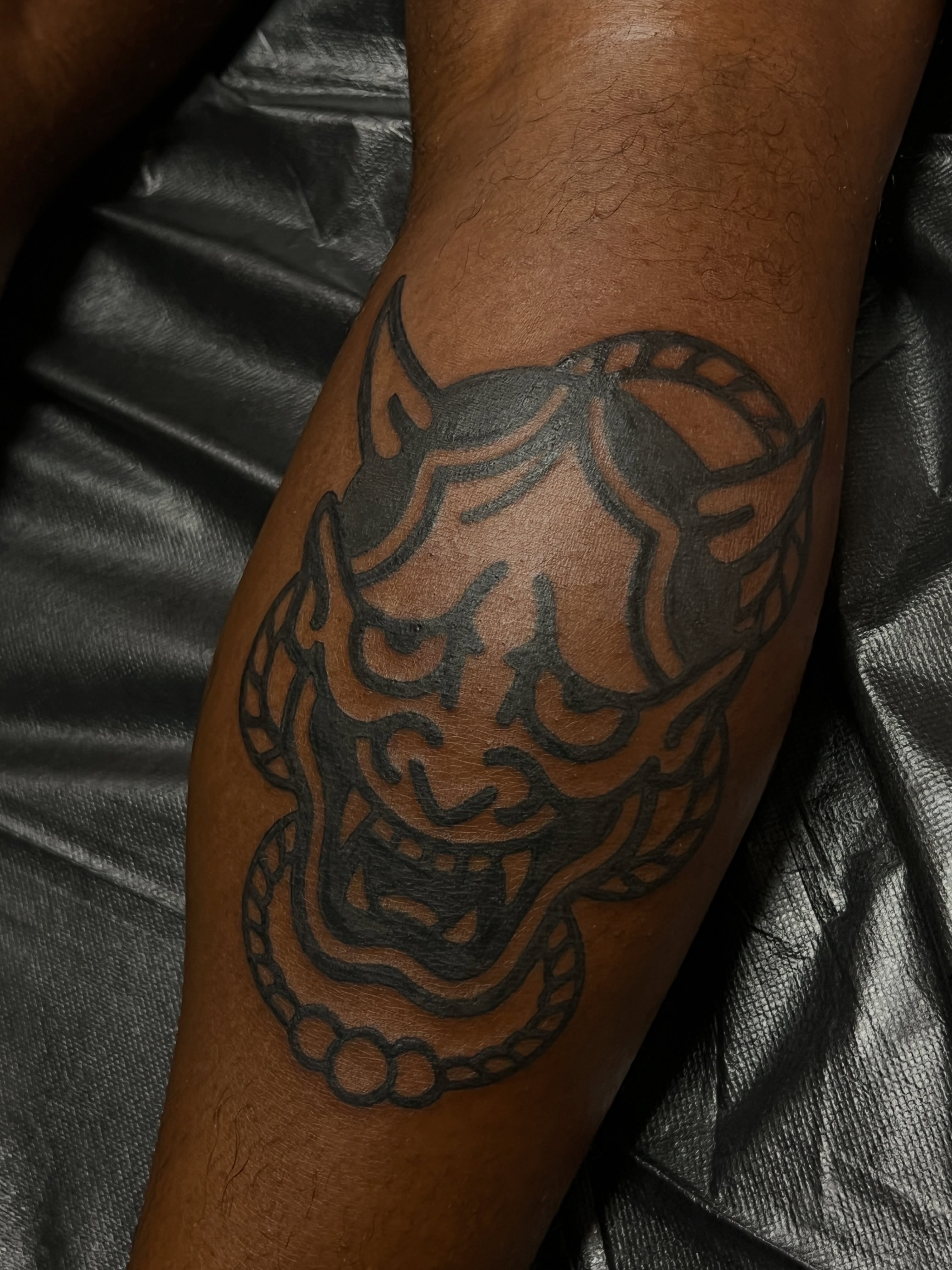 Tattoo by @redinkdtattoos — black_and_grey