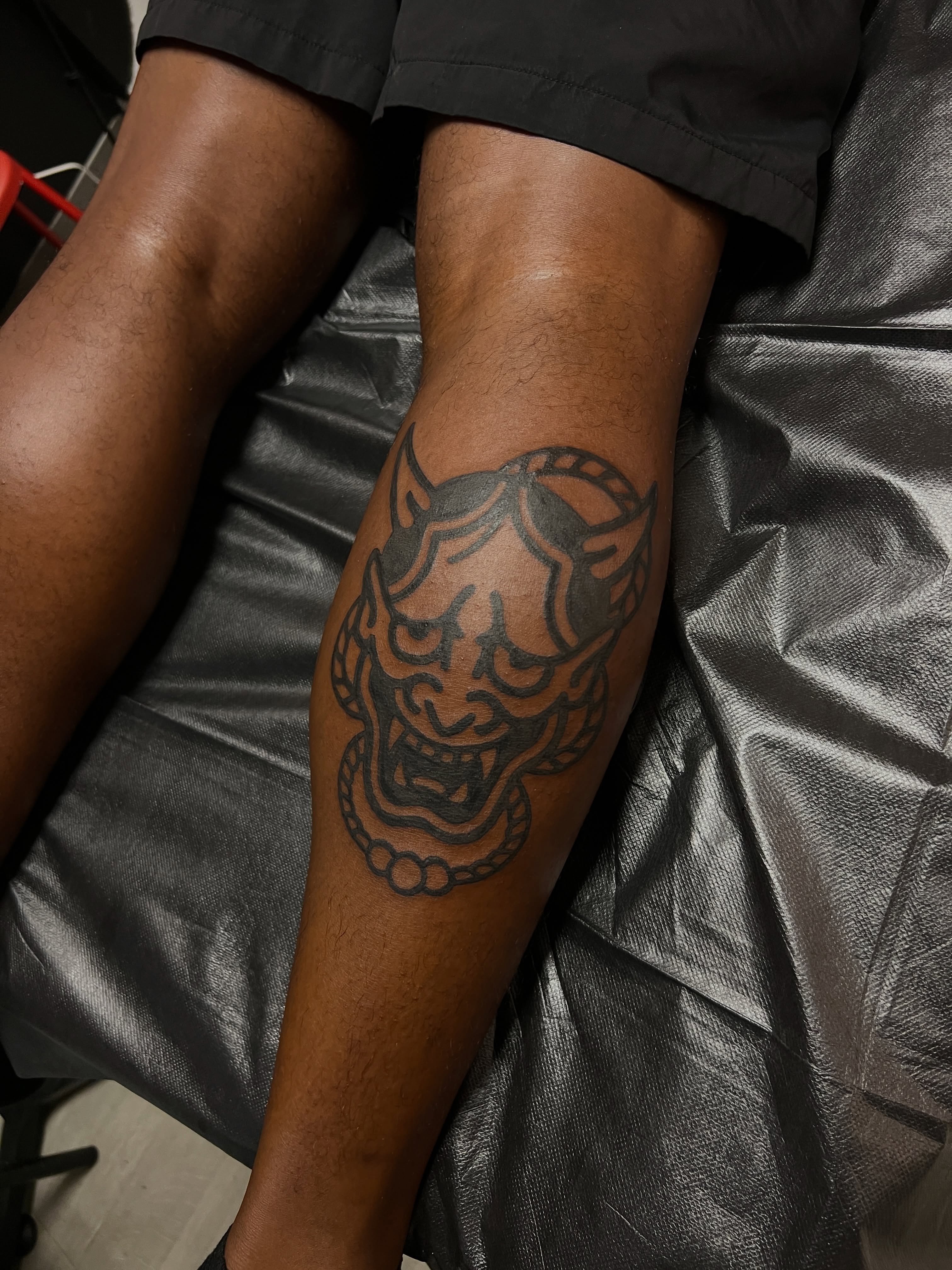 Tattoo by @redinkdtattoos — black_and_grey