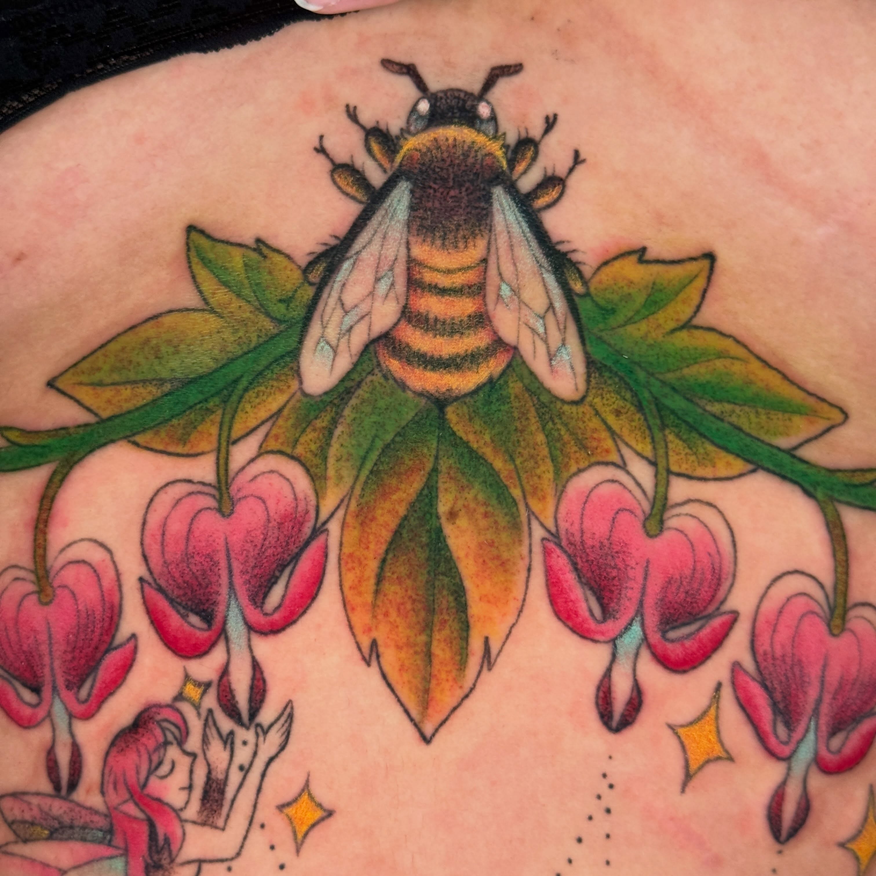 Tattoo by @beachw00f — american_traditional, dotwork
