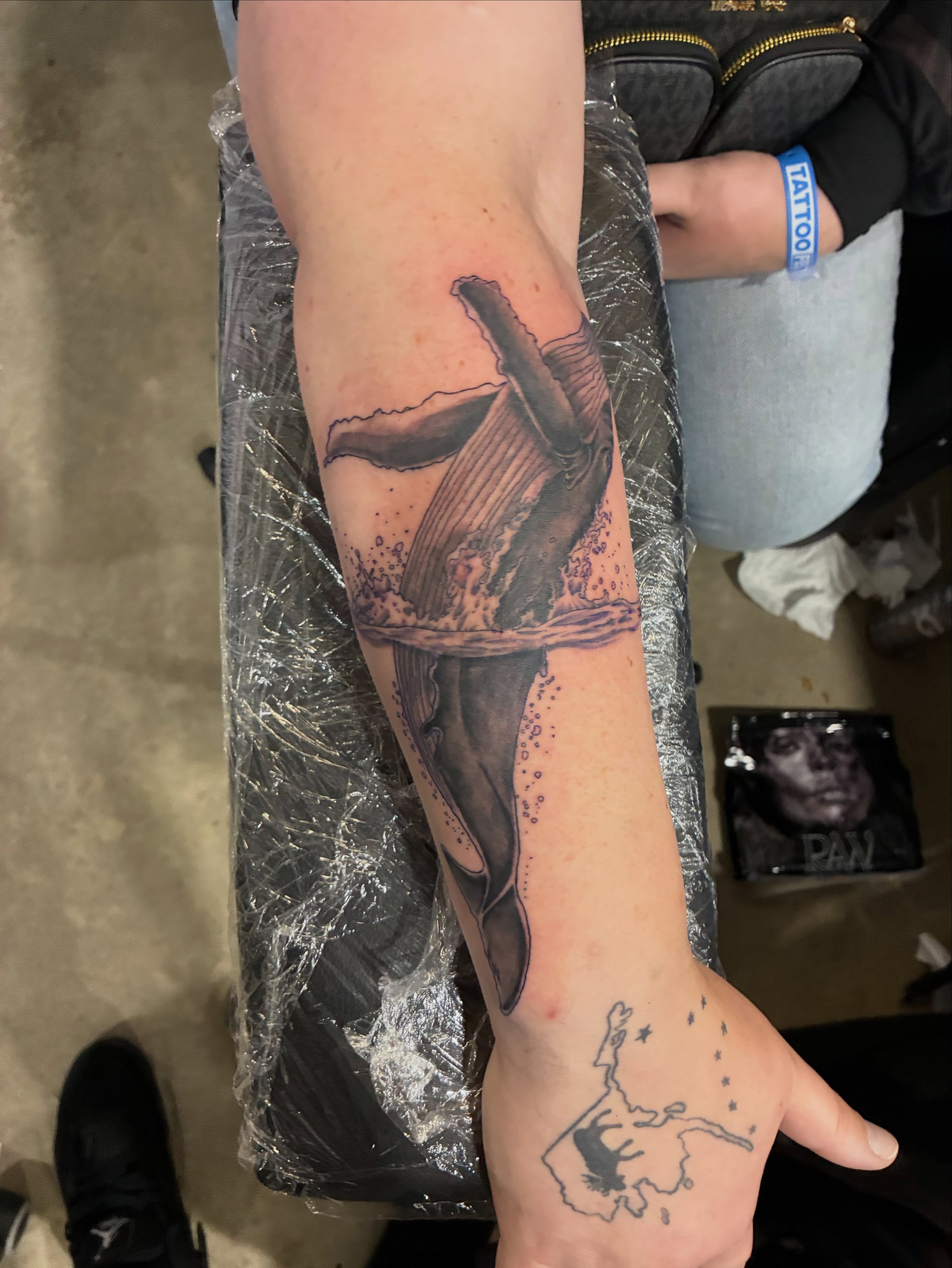 Tattoo by @focused_ink — realism, black_and_grey