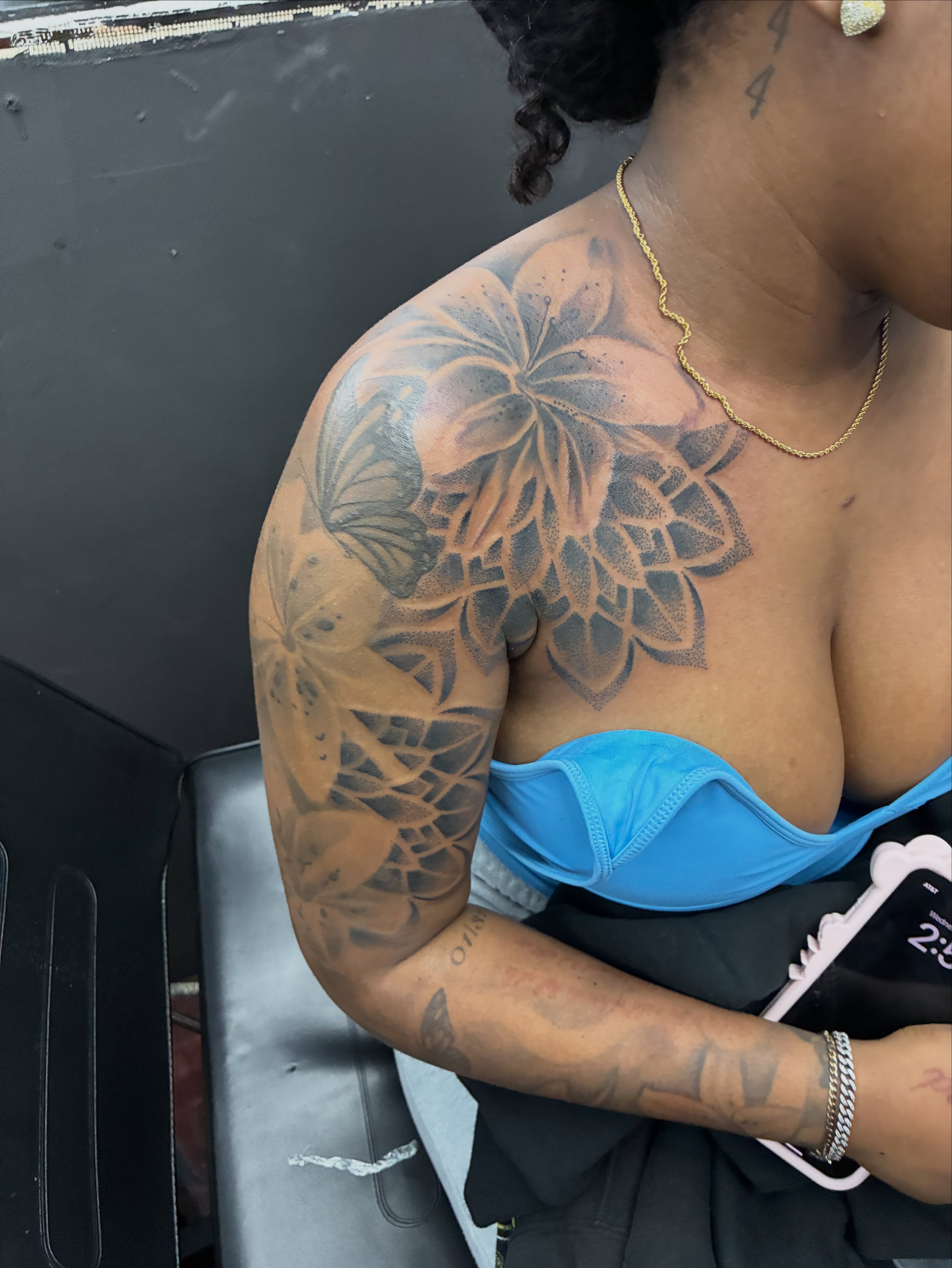 Tattoo by @focused_ink — black_and_grey