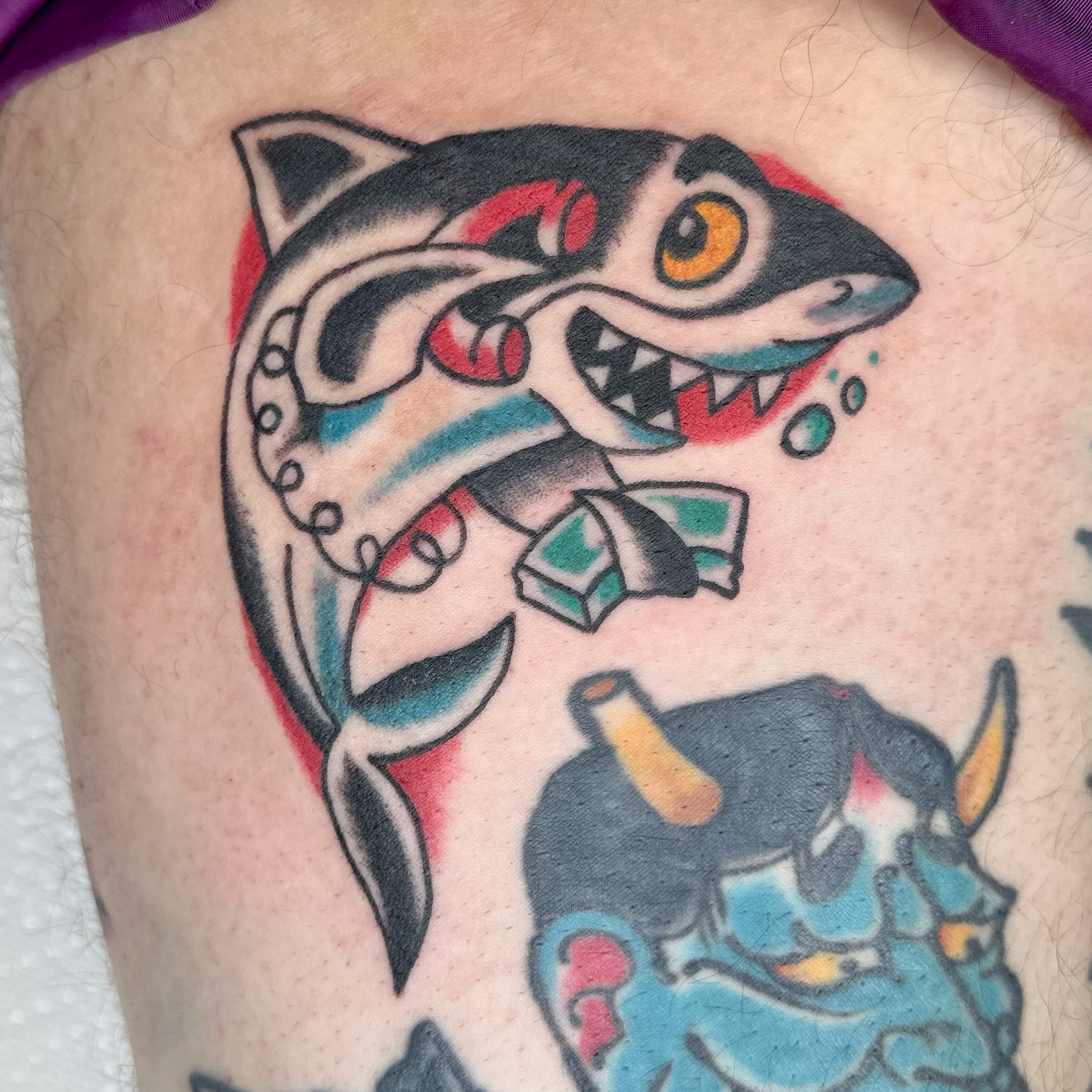 Tattoo by @piratewizardtattoo — american_traditional
