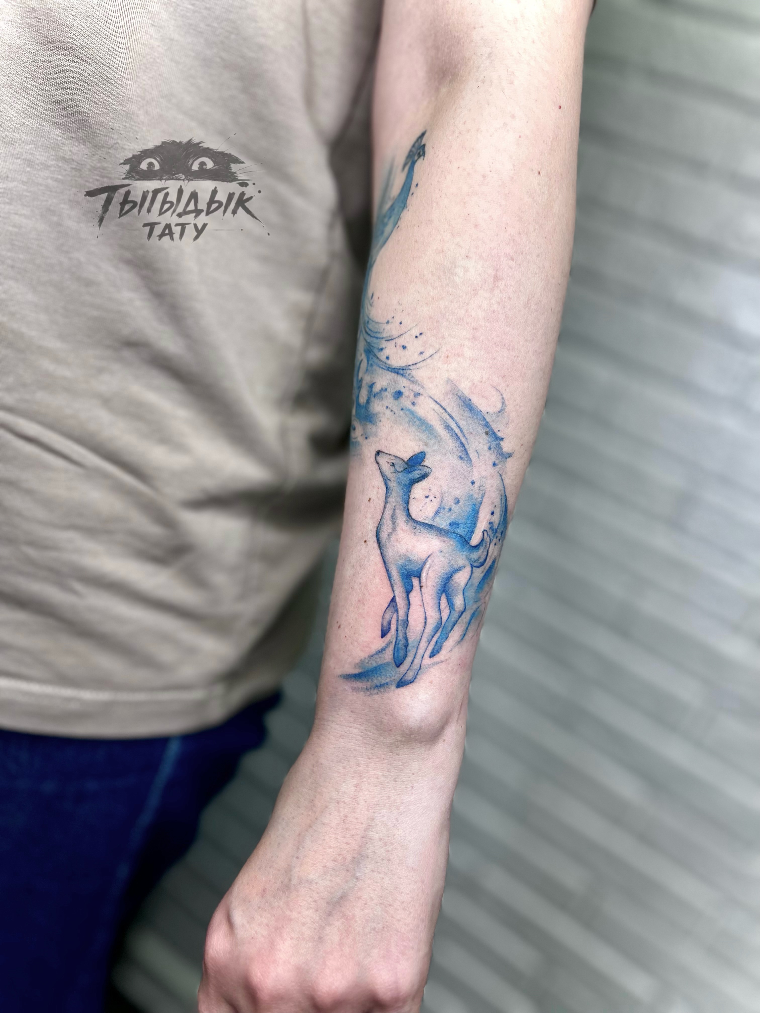 Tattoo by @tygydyk_tattoo — watercolor