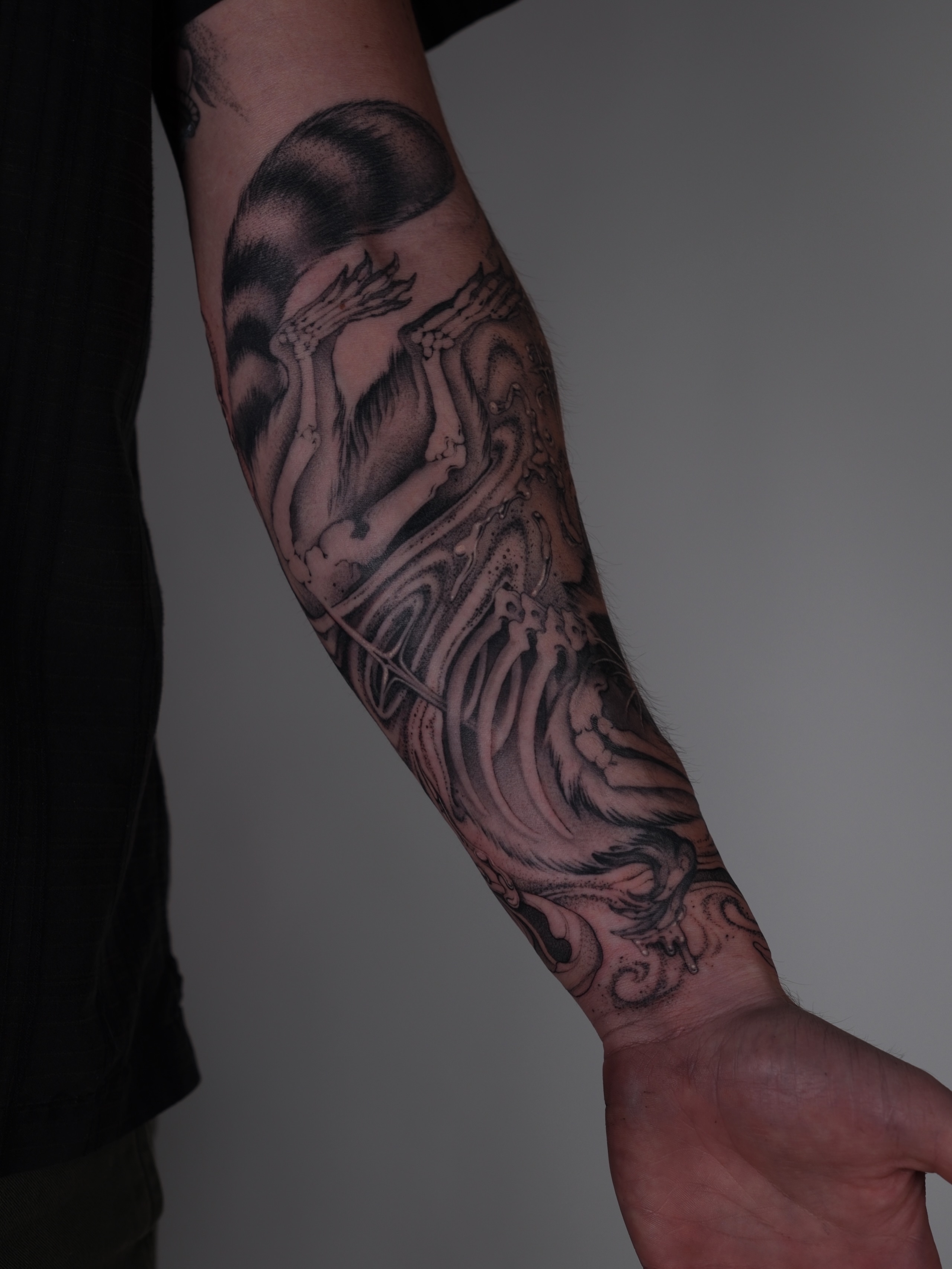 Tattoo by @ellafromhella — black_and_grey, realism
