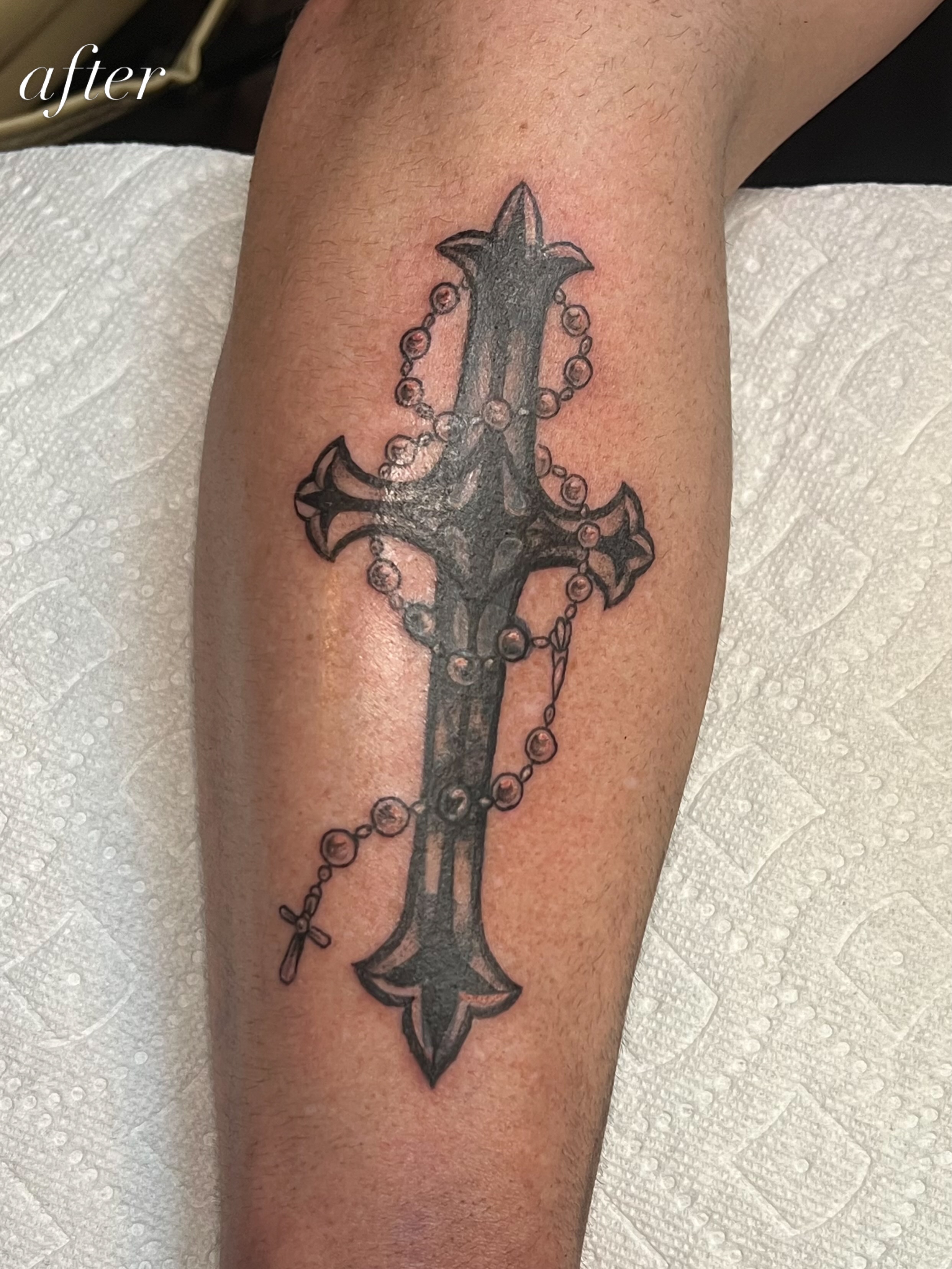 Tattoo by @elvensigils β black_and_grey