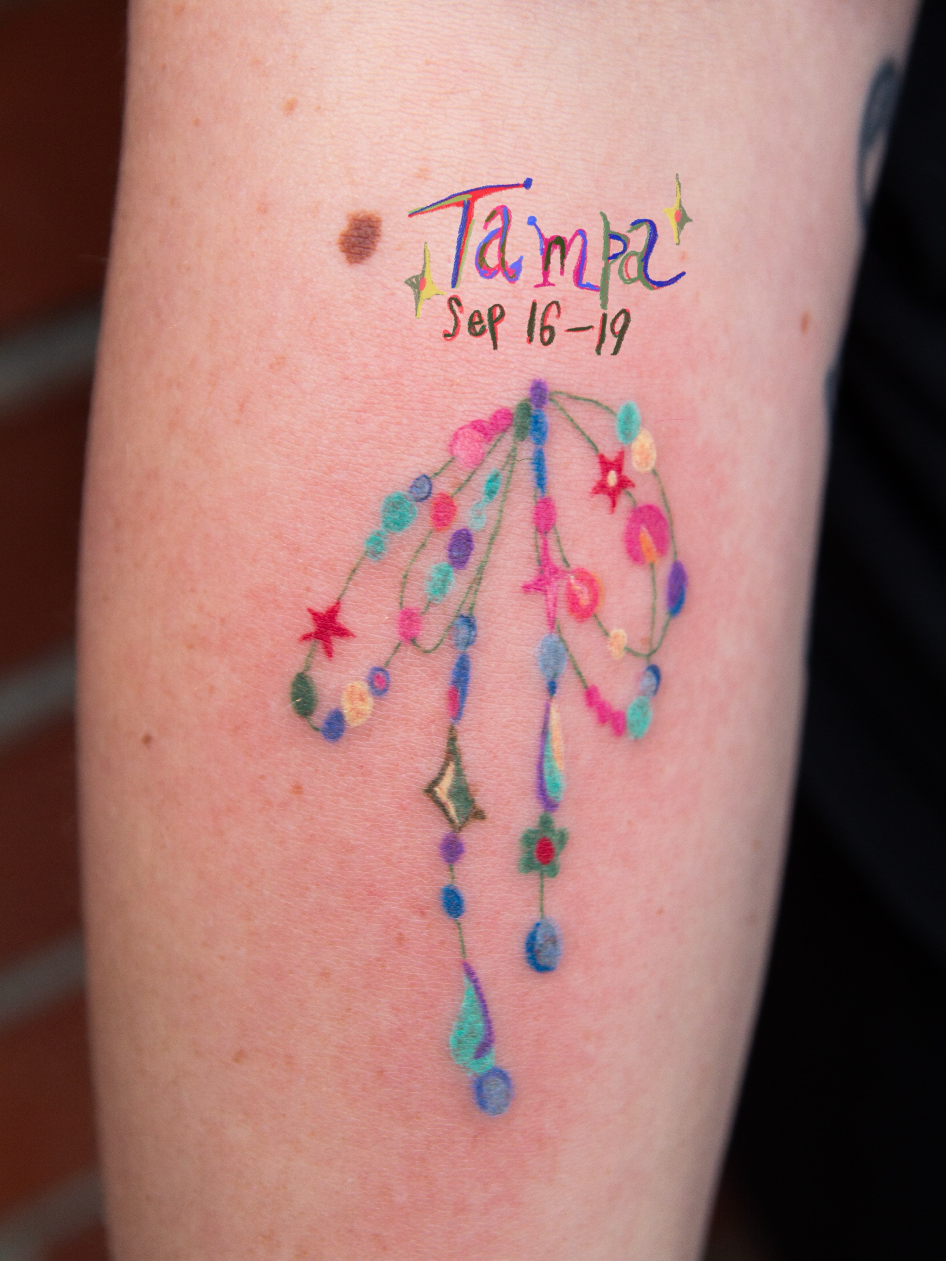 Tattoo by @mopxistudio — dotwork