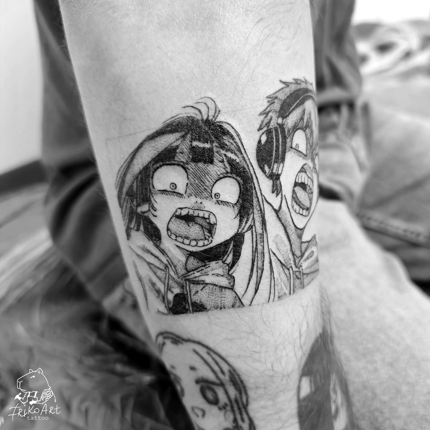 Tattoo by @irikoart_tattoo — anime