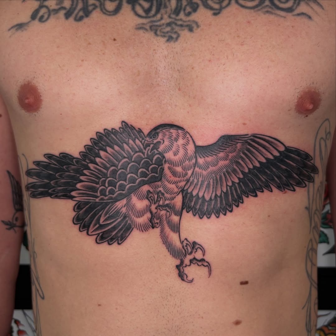 Tattoo by @aleenahkentattoo — black_and_grey