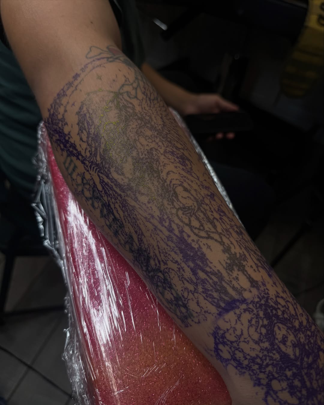 Tattoo by @rustoblack — dotwork, realism