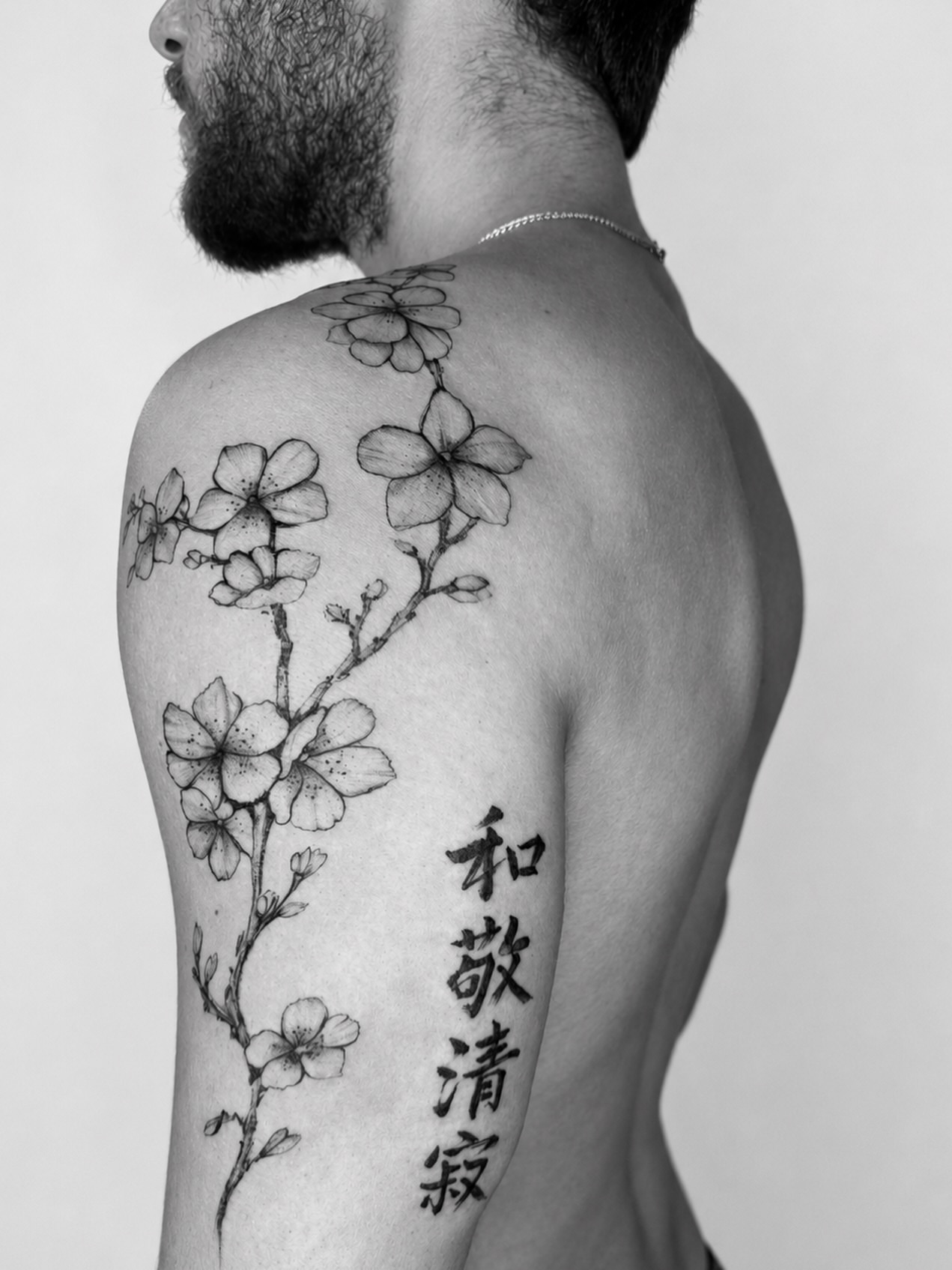 Tattoo by @alona_zamsh_tattoo — black_and_grey