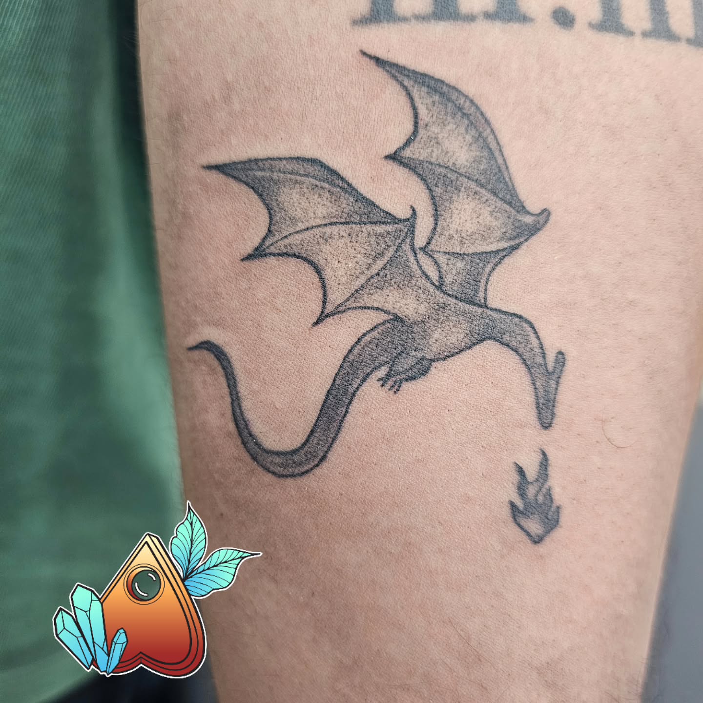 Tattoo by @skinartj — dotwork