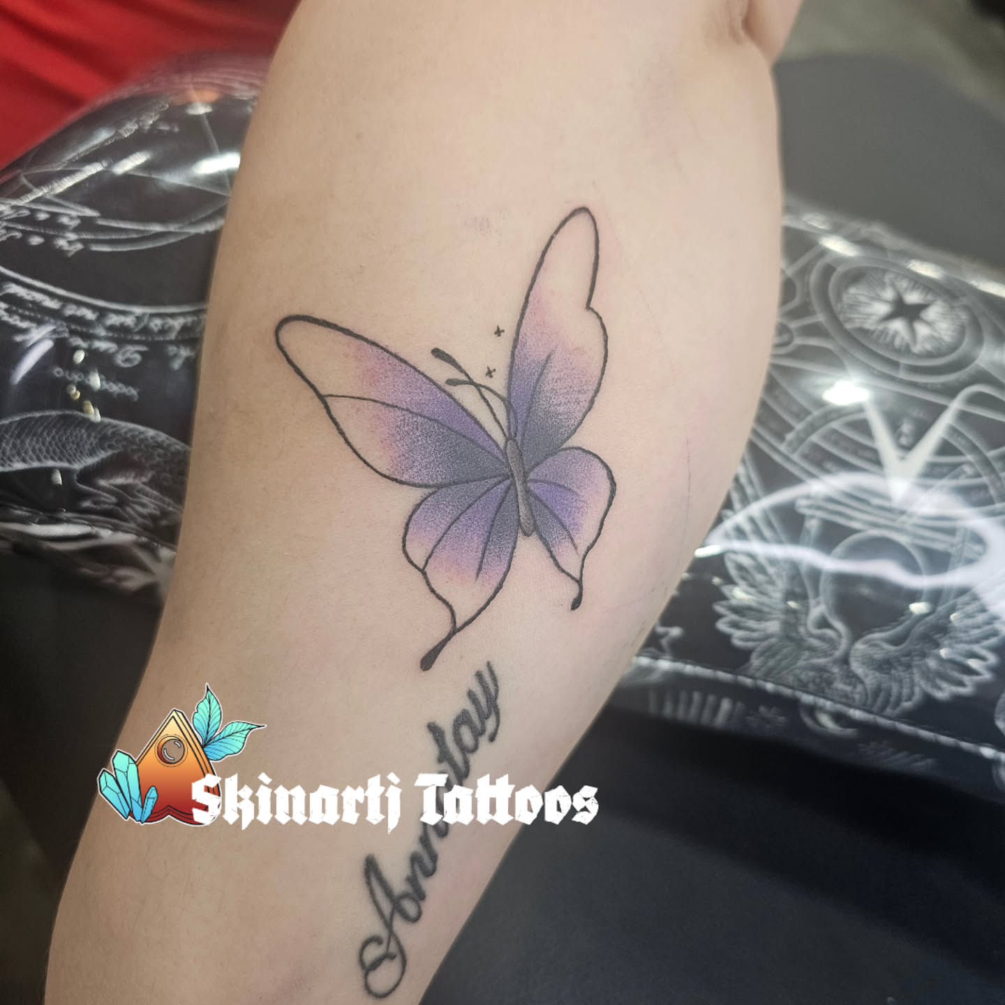 Tattoo by @skinartj — dotwork