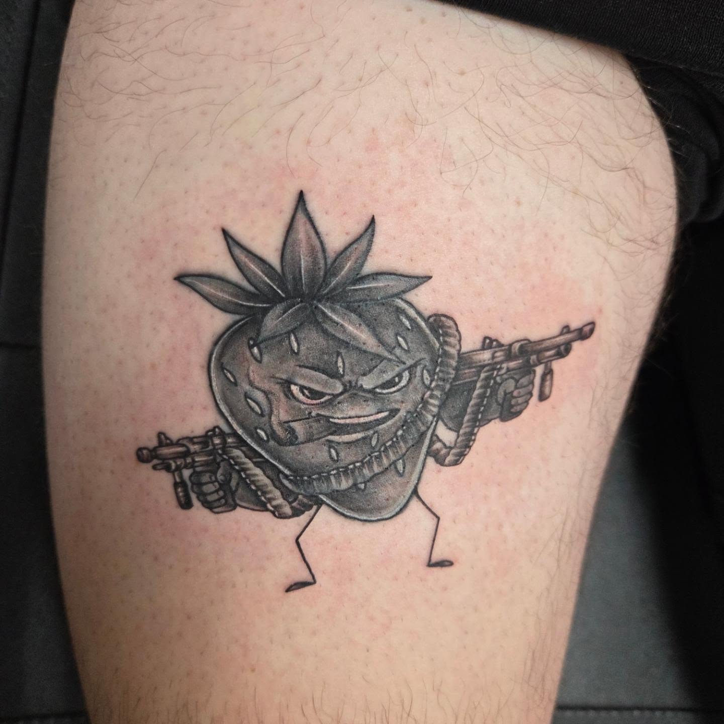 Tattoo by @tatshalverson — black_and_grey