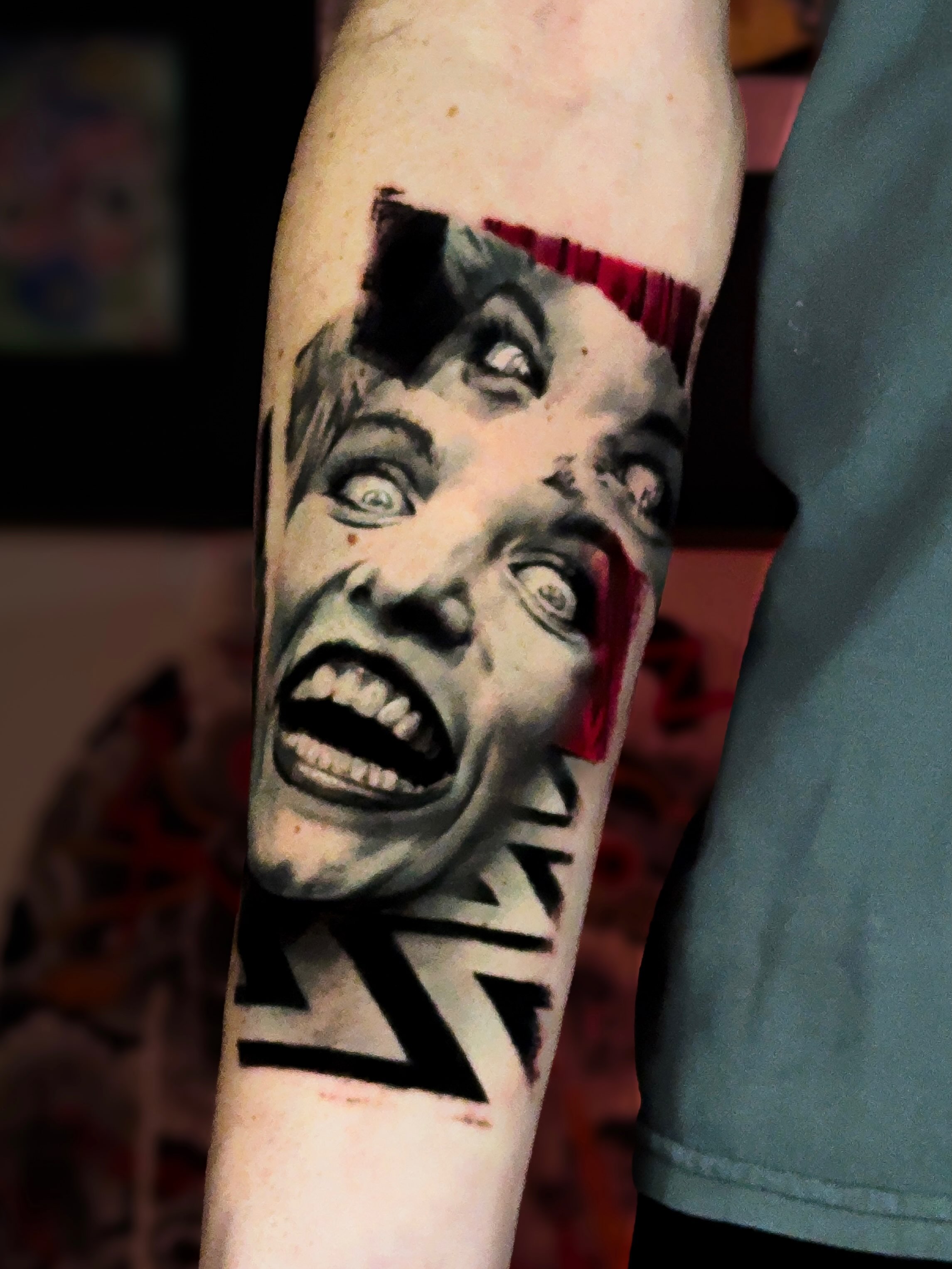 Tattoo by @tattoosbytravis — realism, dark_realism