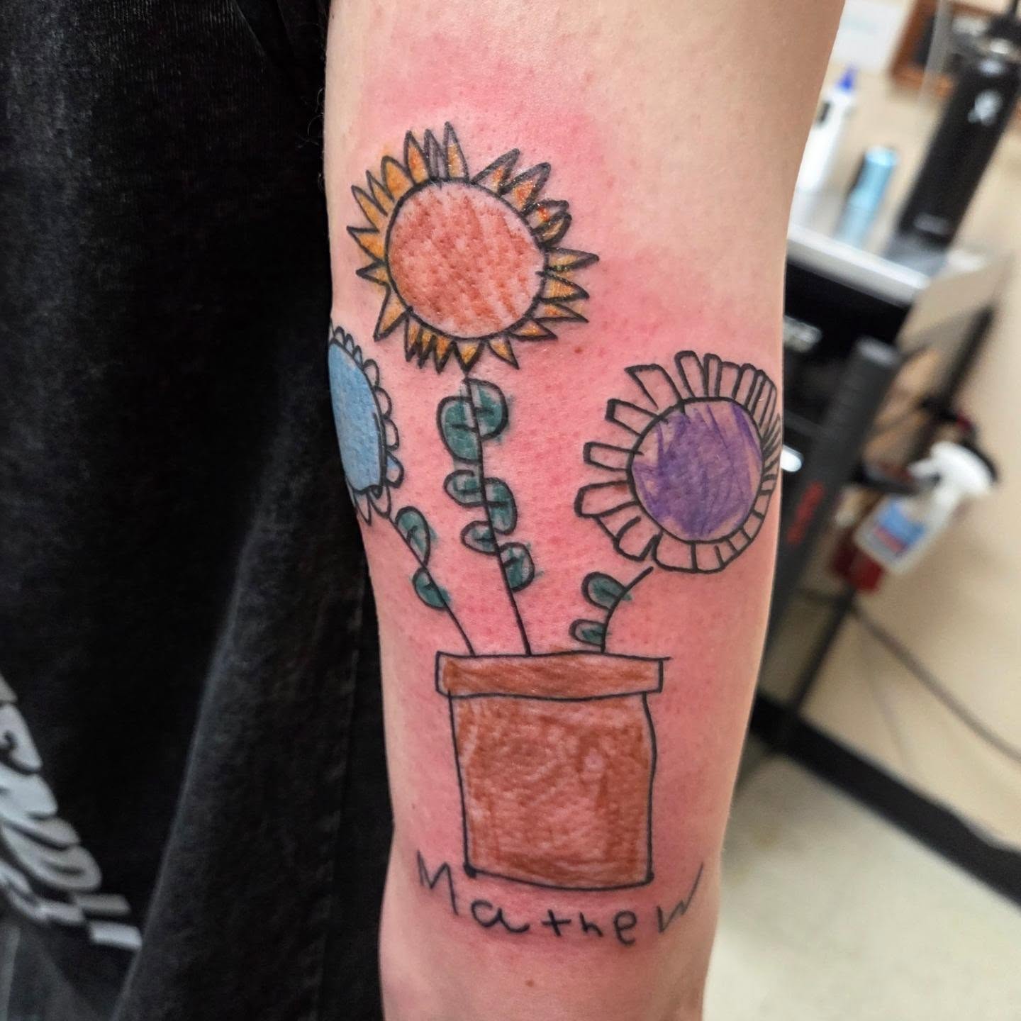 Tattoo by @tatshalverson — watercolor