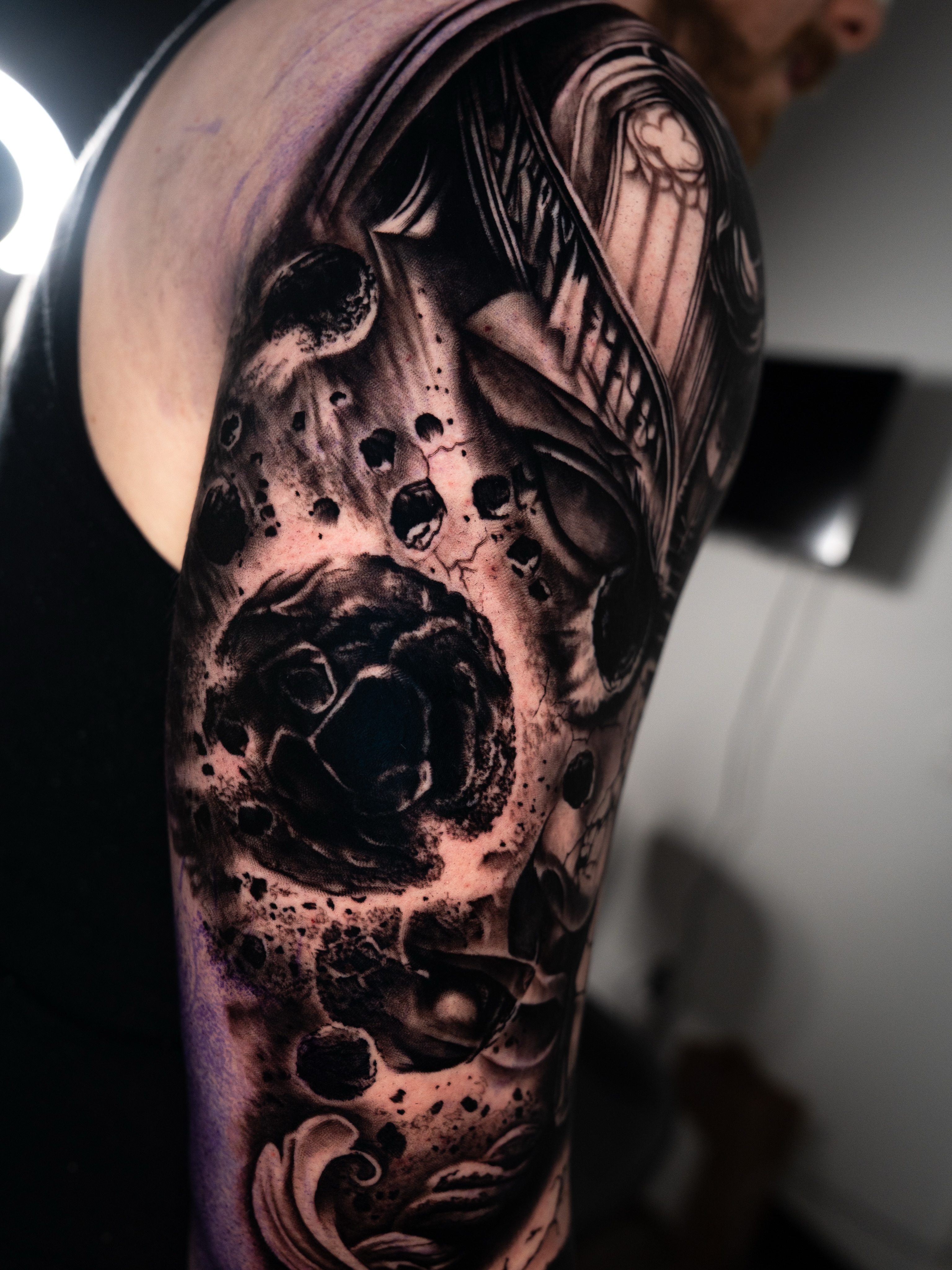 Tattoo by @mckenna_tattoo — black_and_grey, realism