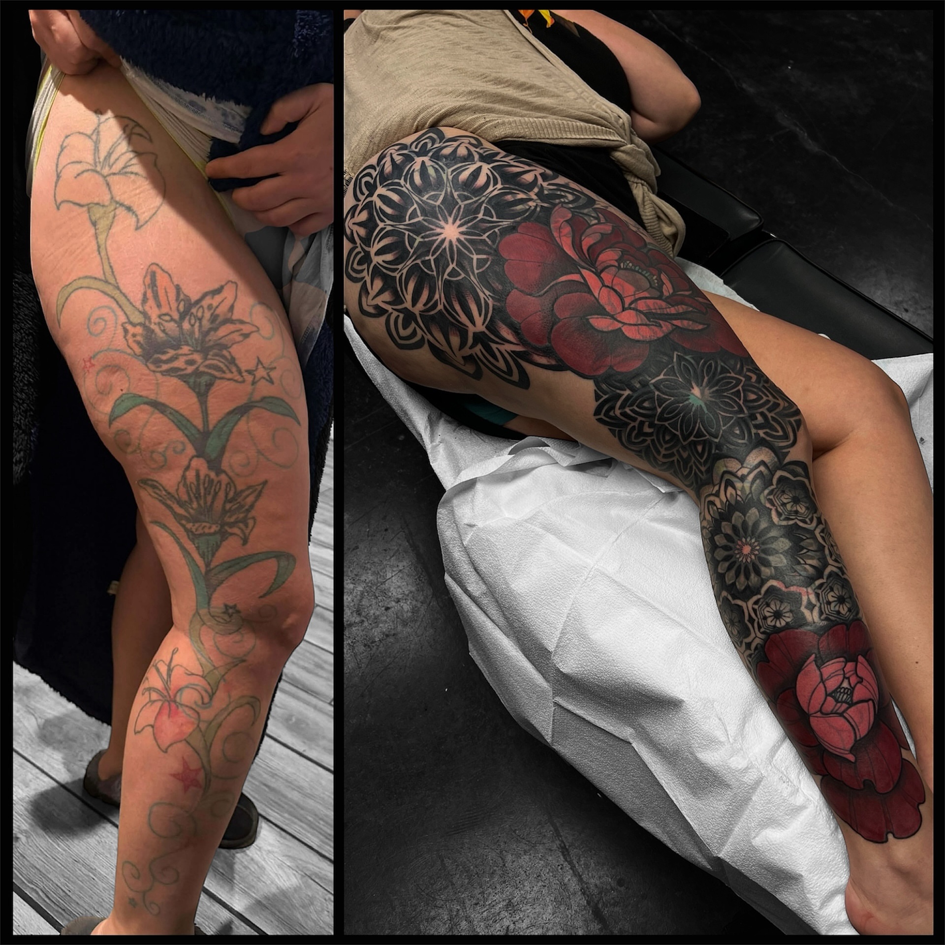 Tattoo by @brittanygoff_tattoos — neo_traditional, black_and_grey