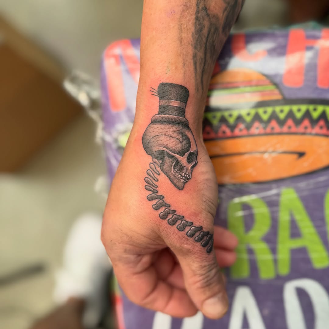 Tattoo by @tattoosbyjuju_ — black_and_grey