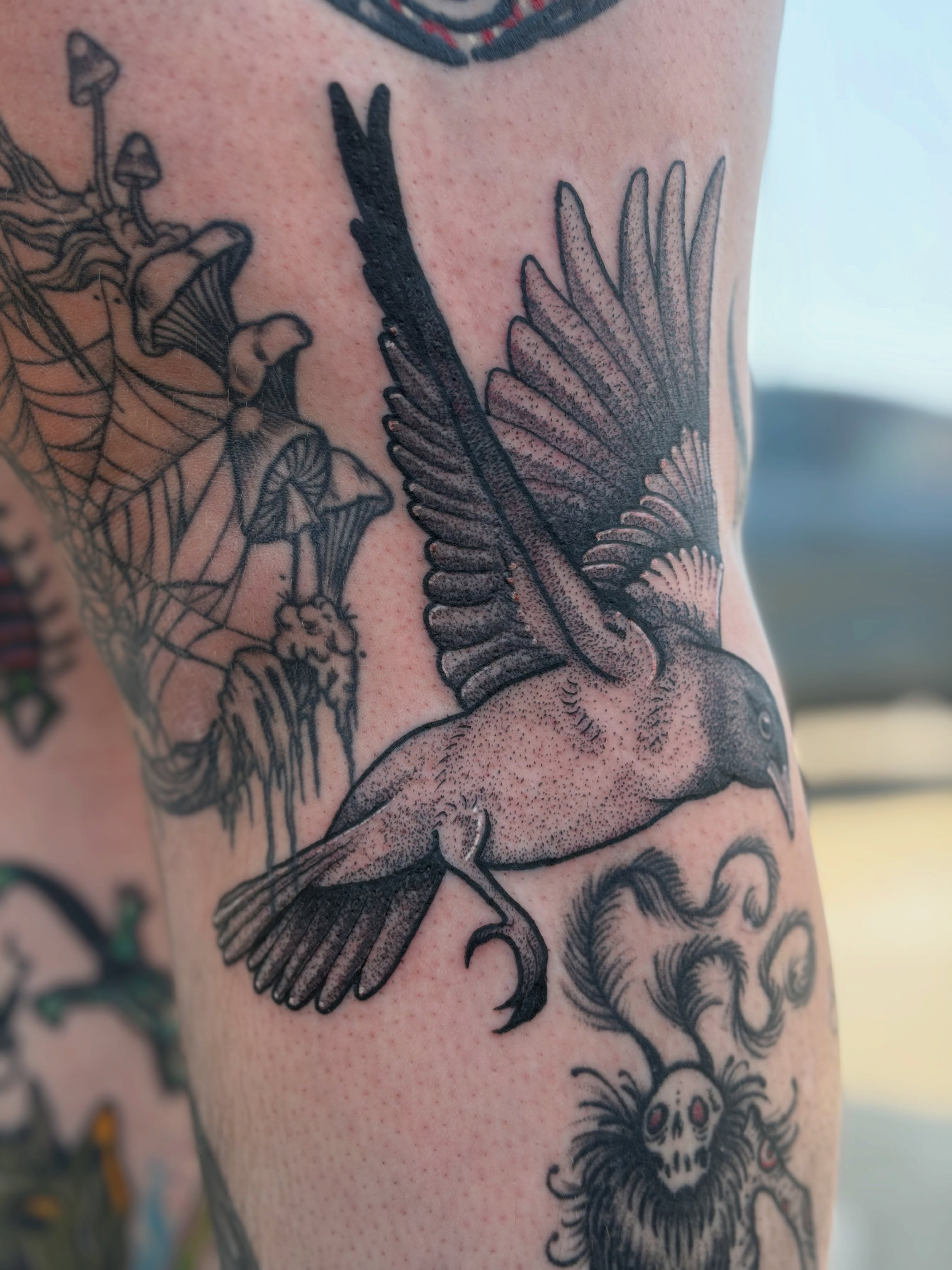 Tattoo by @katie.rosemarytattoos — dotwork
