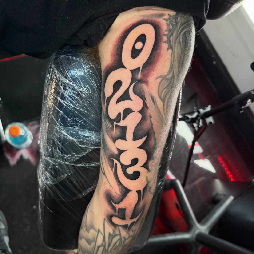 Tattoo by @maxhilltattoos — black_and_grey