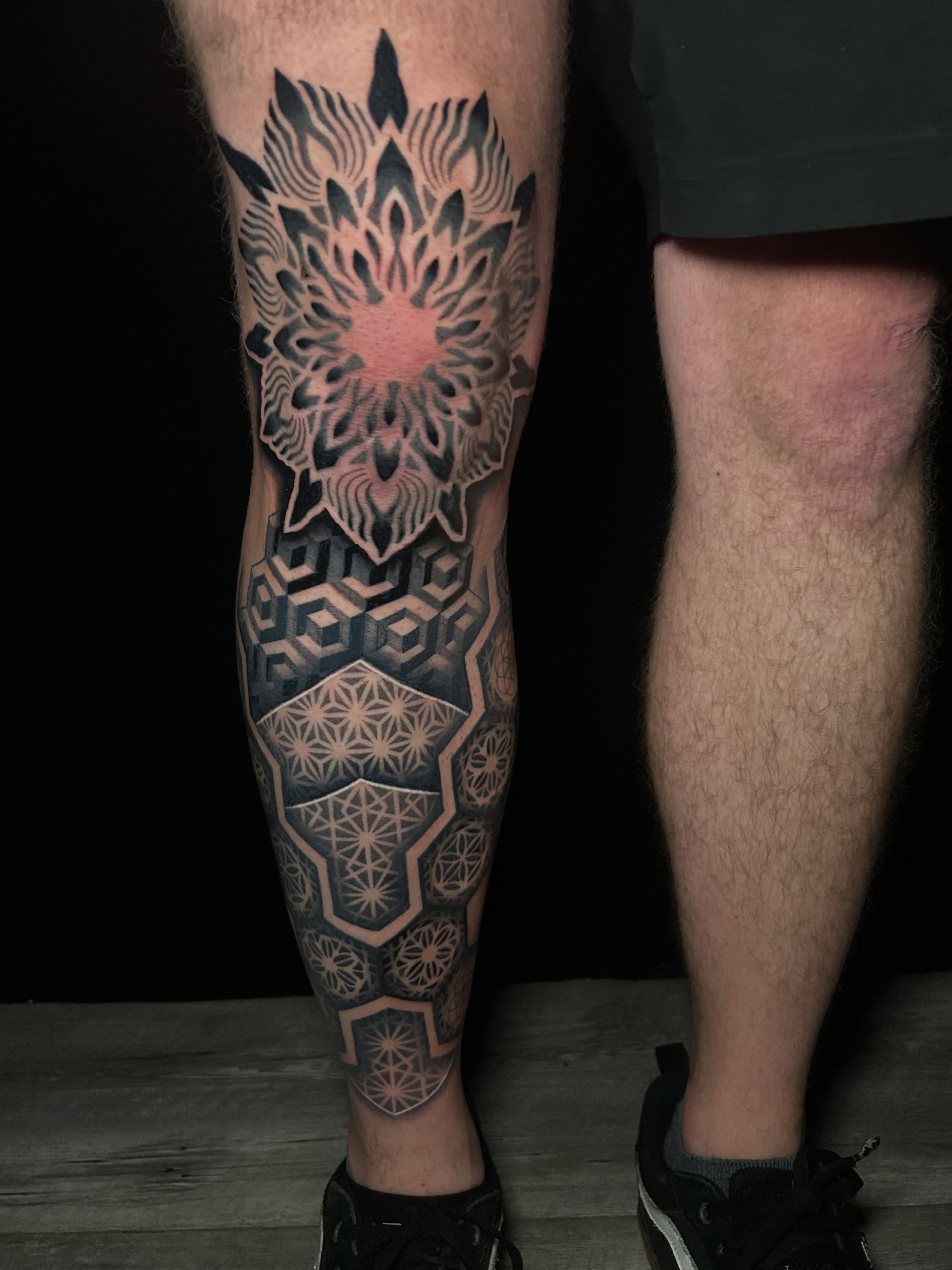 Tattoo by @inkkculturetattoollc — geometric